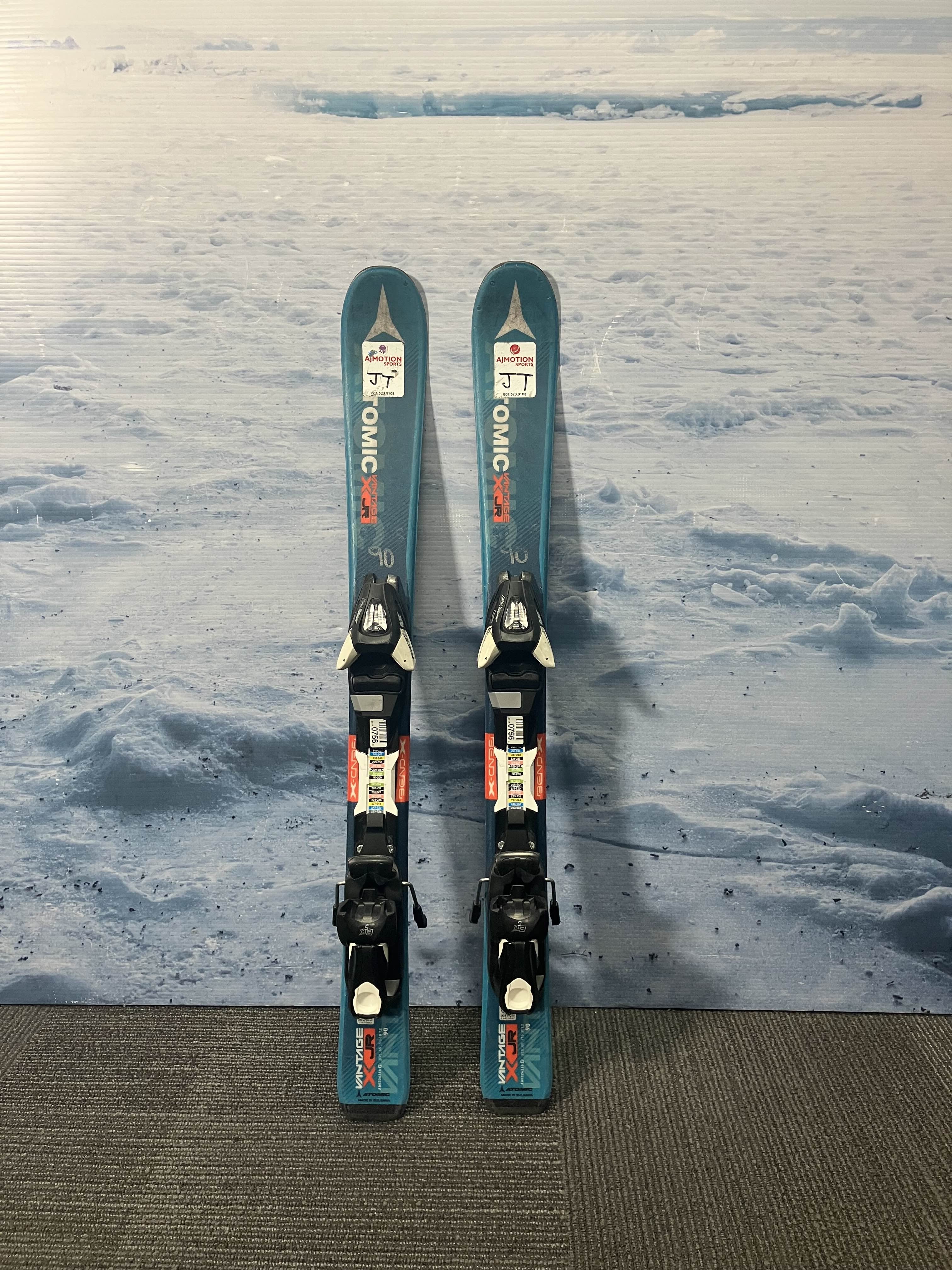 Used Atomic Vantage Bend X Jr Ski 90cm w/ Ezy Trak 4.5 Bindings
