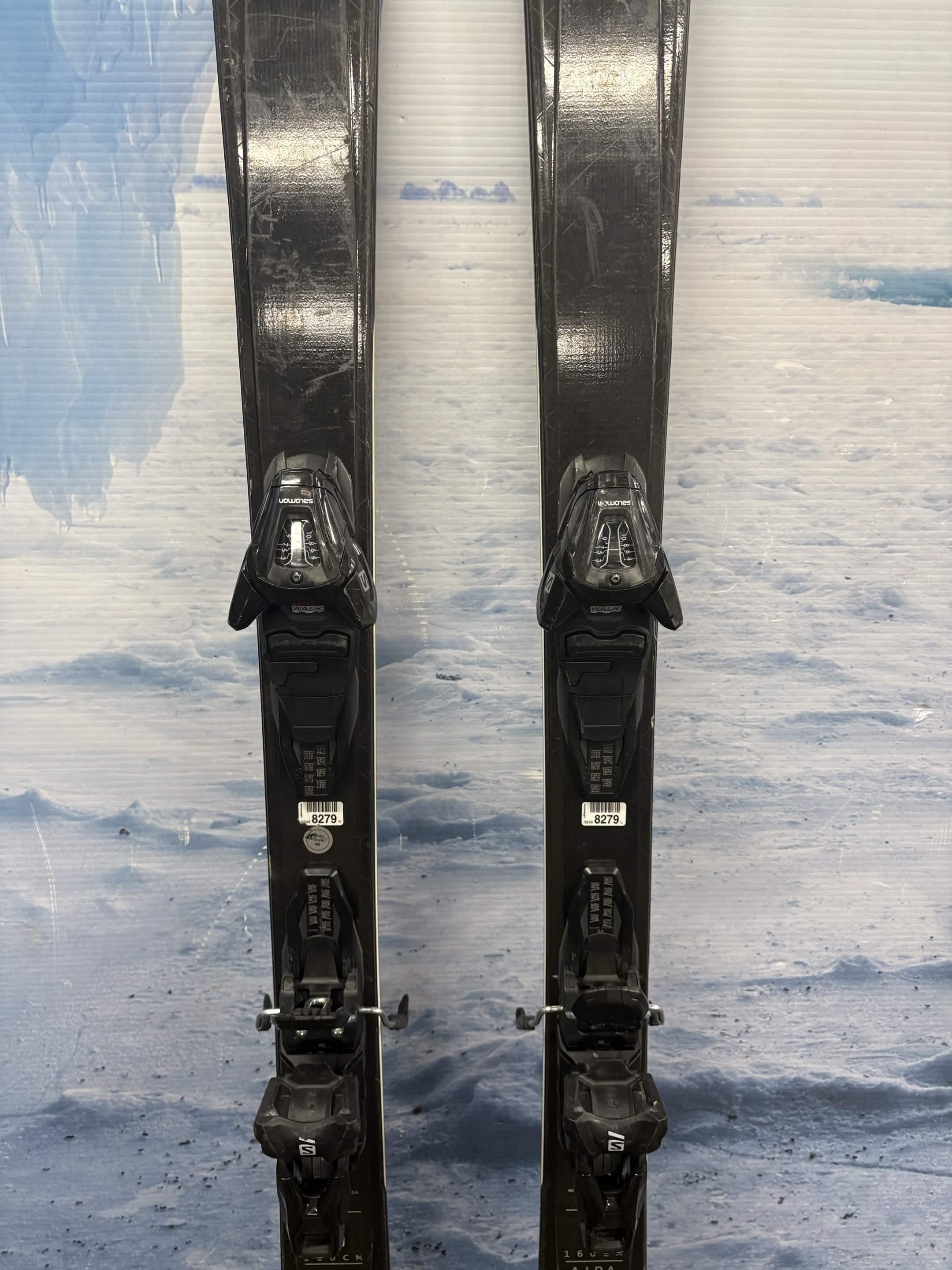 Salomon Aira 76 CF 160cm Skis w/ SALOMON L 10 Demo Binding - Used