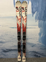 Used Salomon Powerline 160cm Skis w/ Salomon L10 Demo Binding