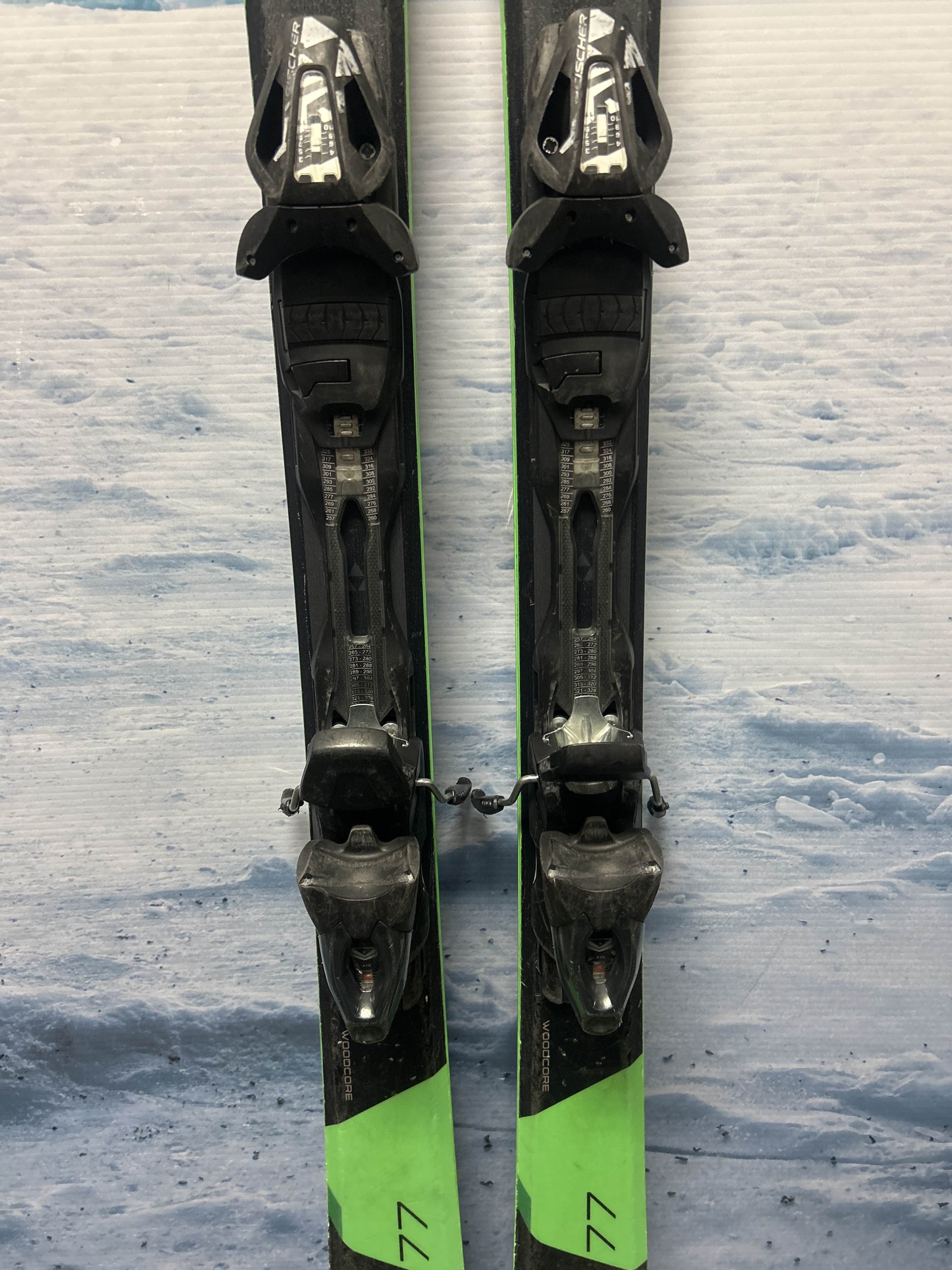 Used Fischer Pro Mtn 77 164cm Skis w/ Fischer RS11 Demo binding