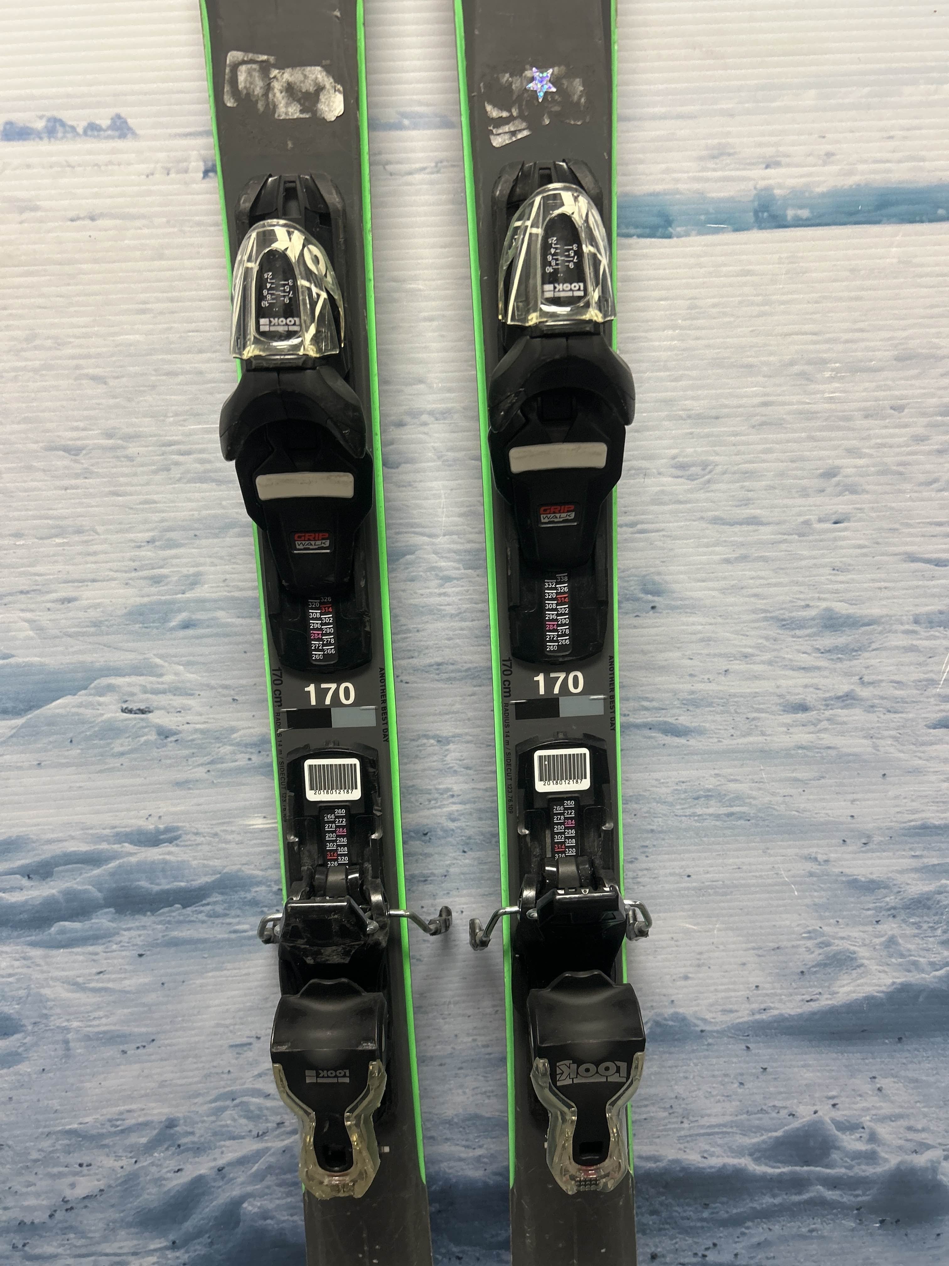 Used Rossignol Experience 76Ci 170cm Skis w/ Look Xpress Demo Binding