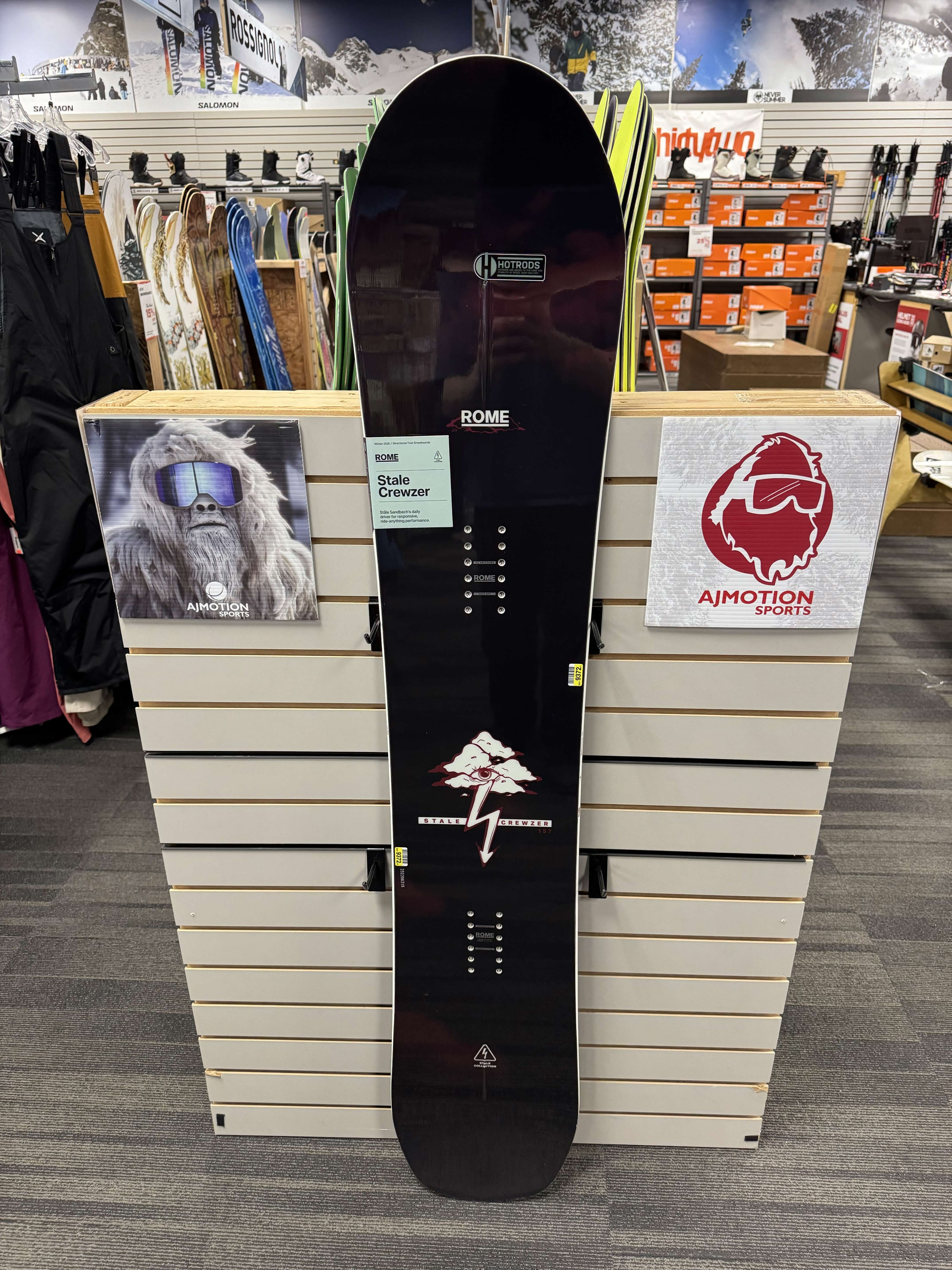 Rome Stale Crewzer 157cm Snowboard - Lightly Used (2026)