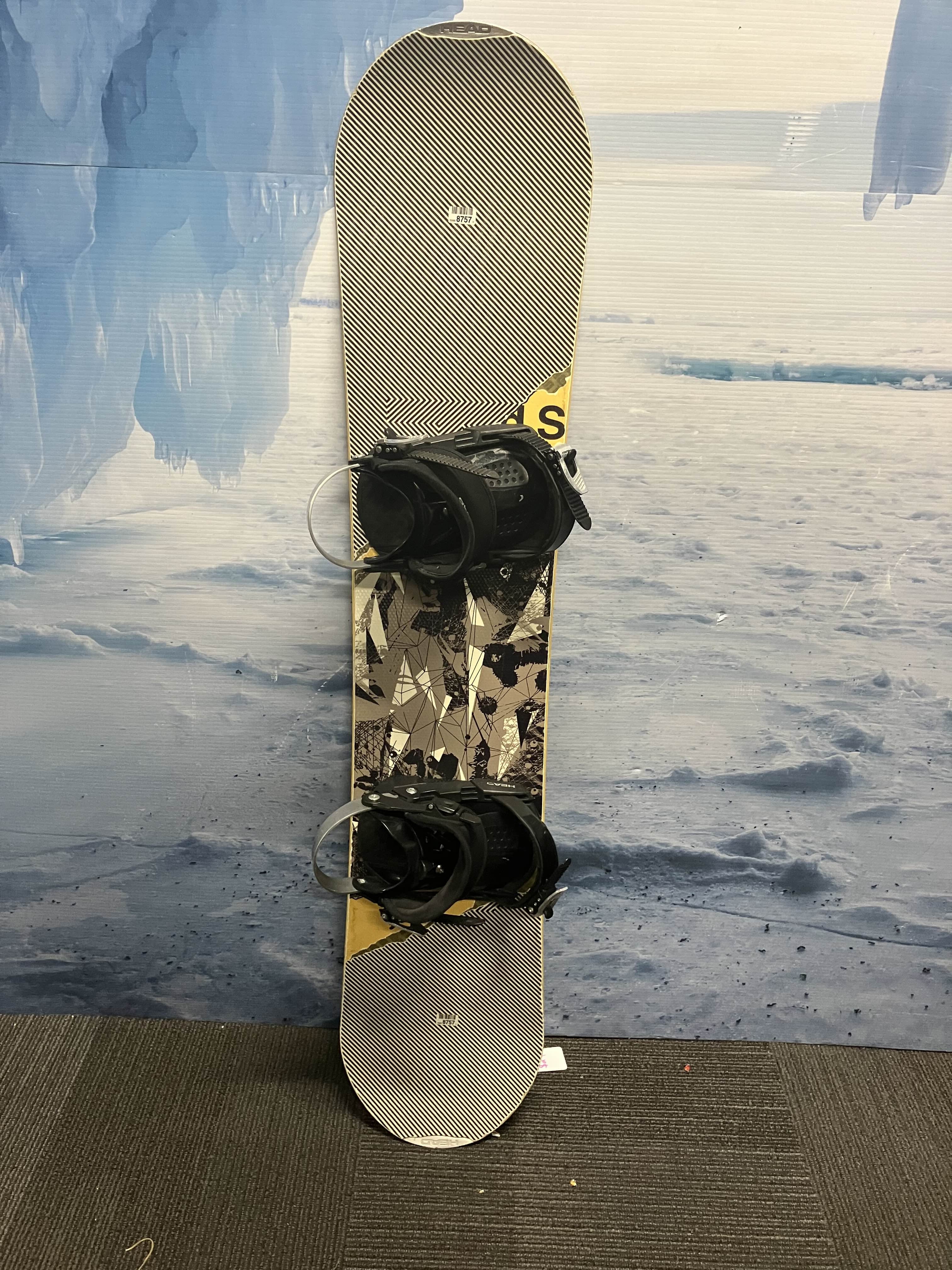Used Head Tribute Snowboard - 140 CM W/ Med Head Binding