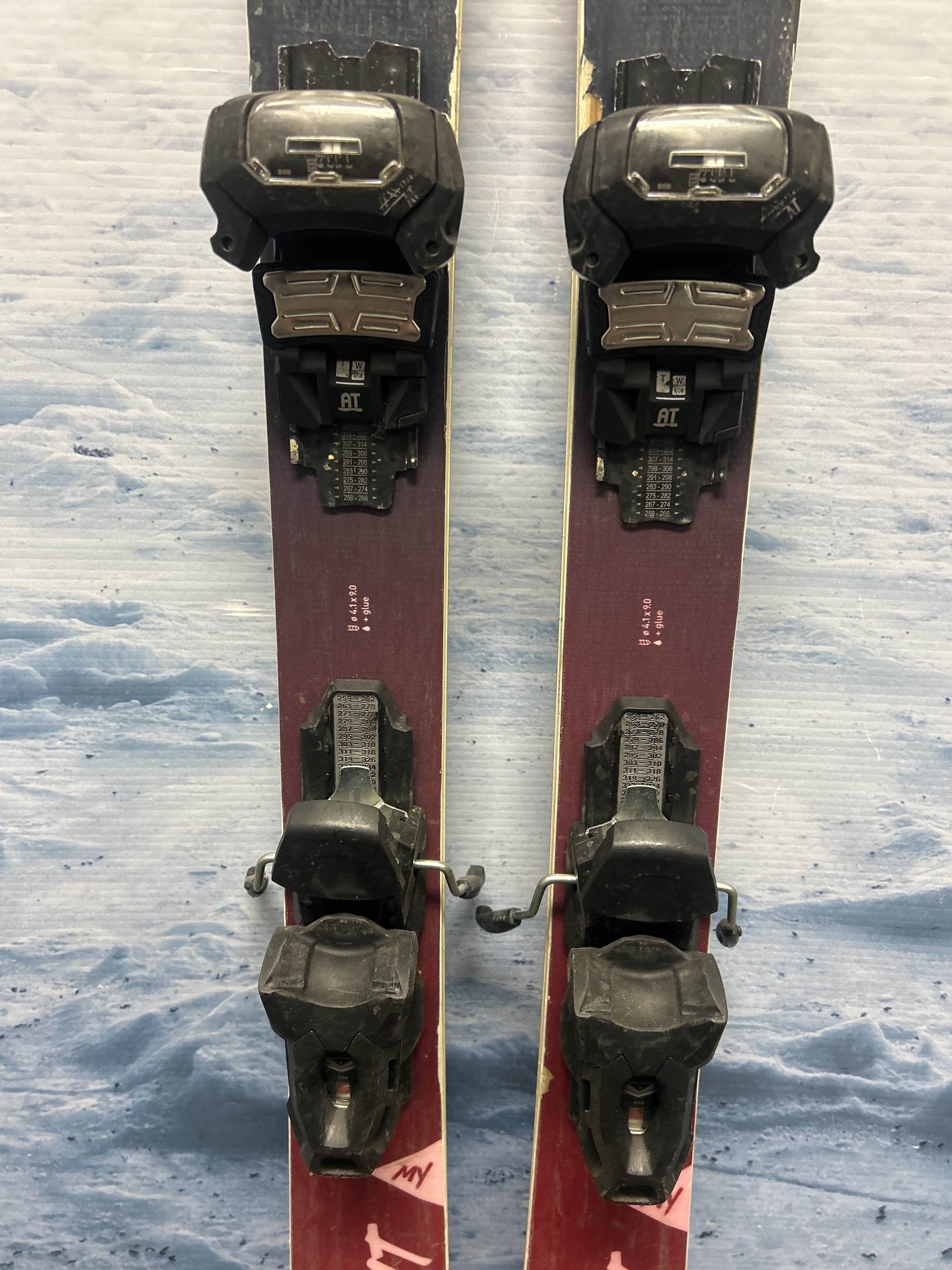 Used Fischer My Pro Mt 86 154cm Women Skis w/ Tyrolia Attack 11 Binding