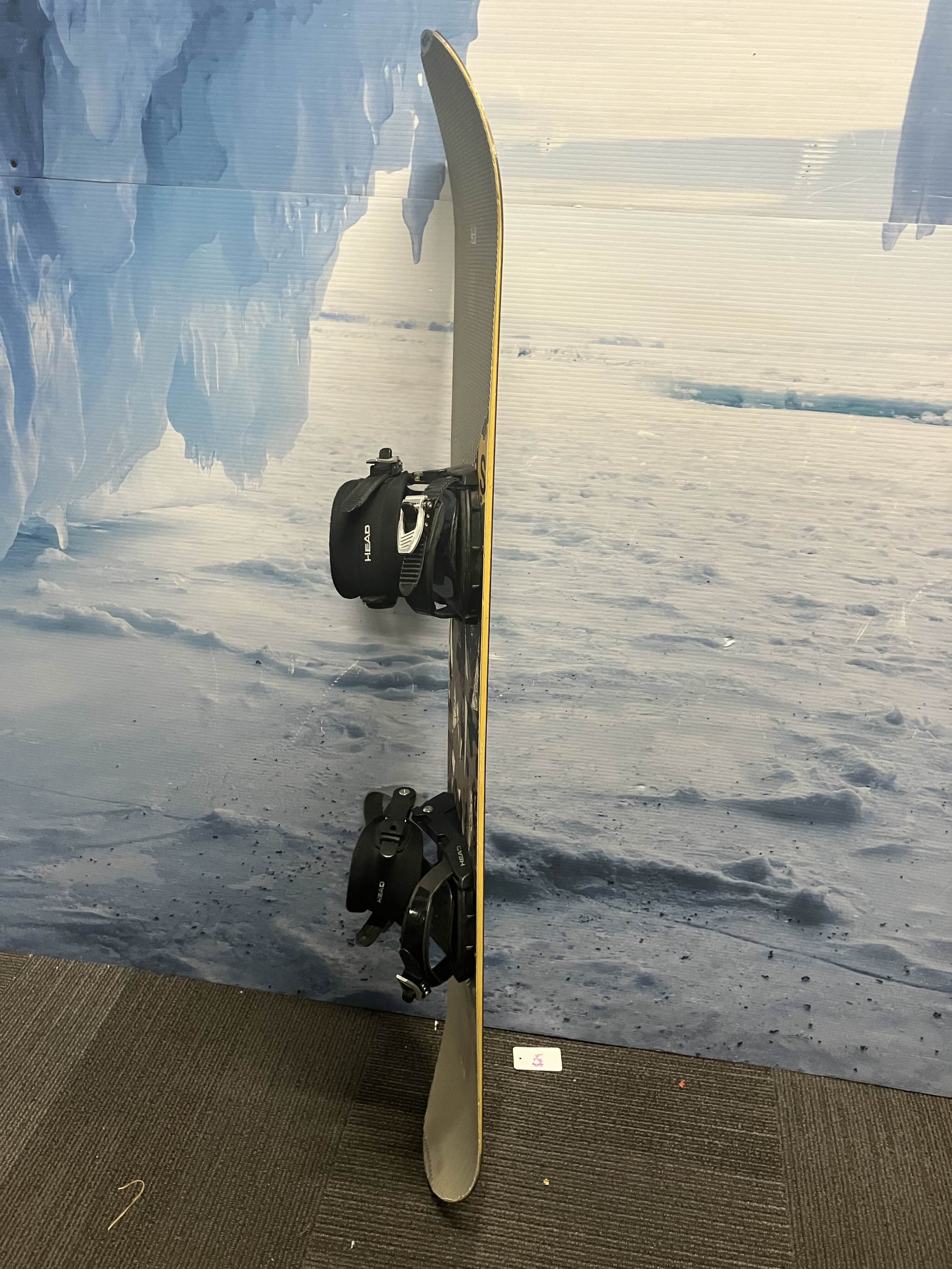 Used Head Tribute Snowboard - 140 CM W/ Med Head Binding