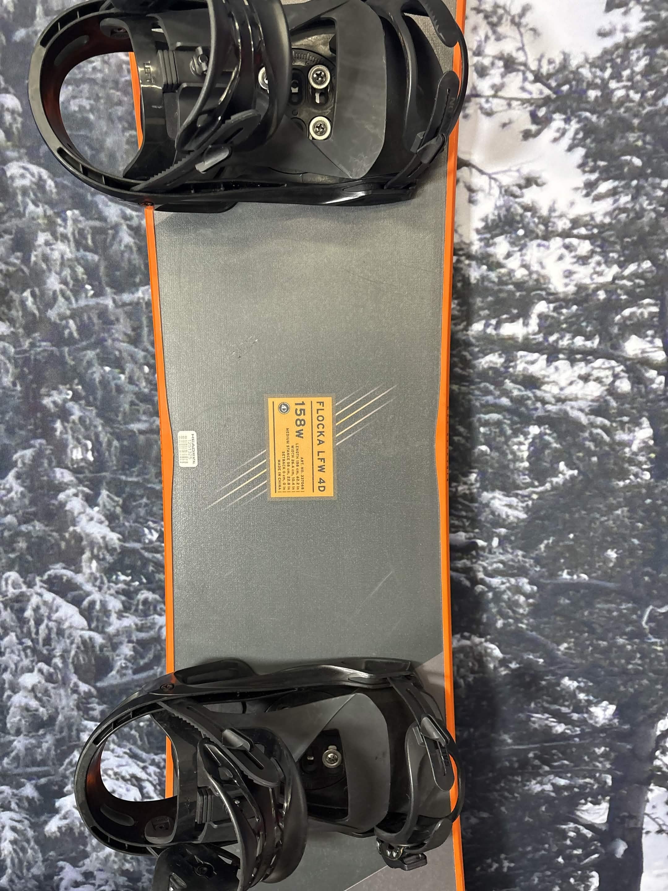Head Flocka LFW 4D 158cm Wide Snowboard - Used