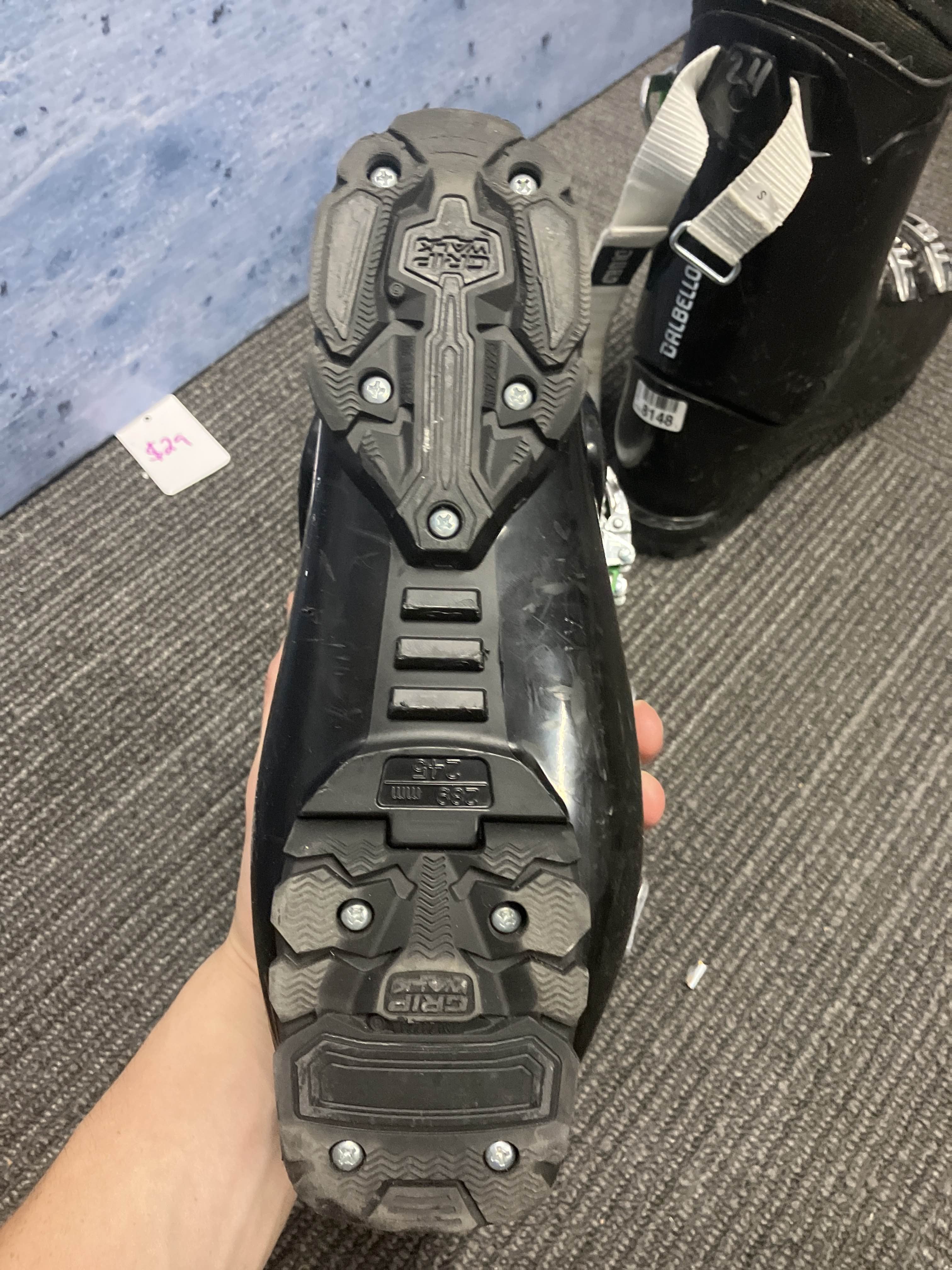 USED Dalbello Green Menace GripWalk 4 24.0 Ski Boots