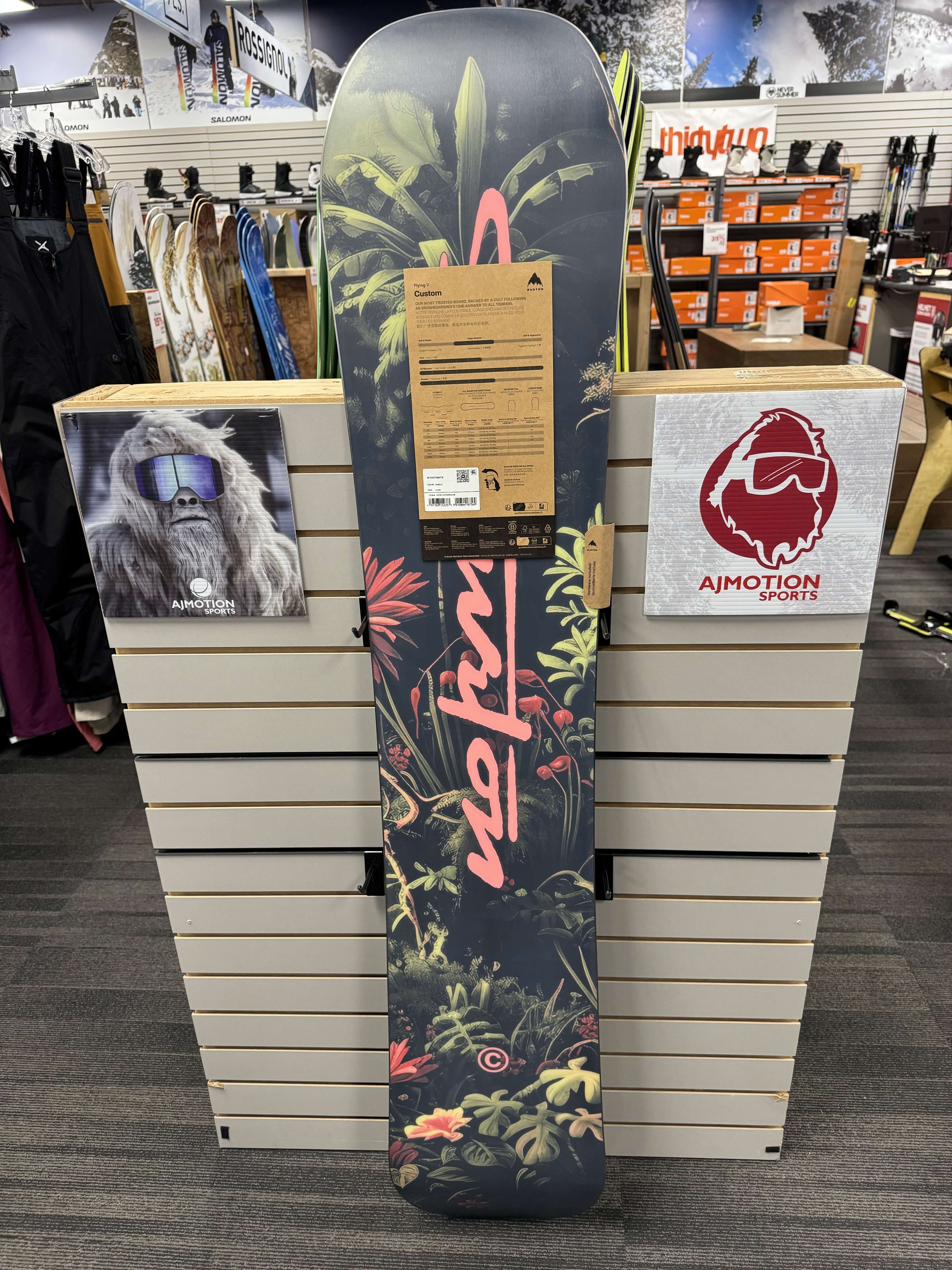 Burton Custom Flying V 162cm Wide Snowboard - Lightly Used (2026)