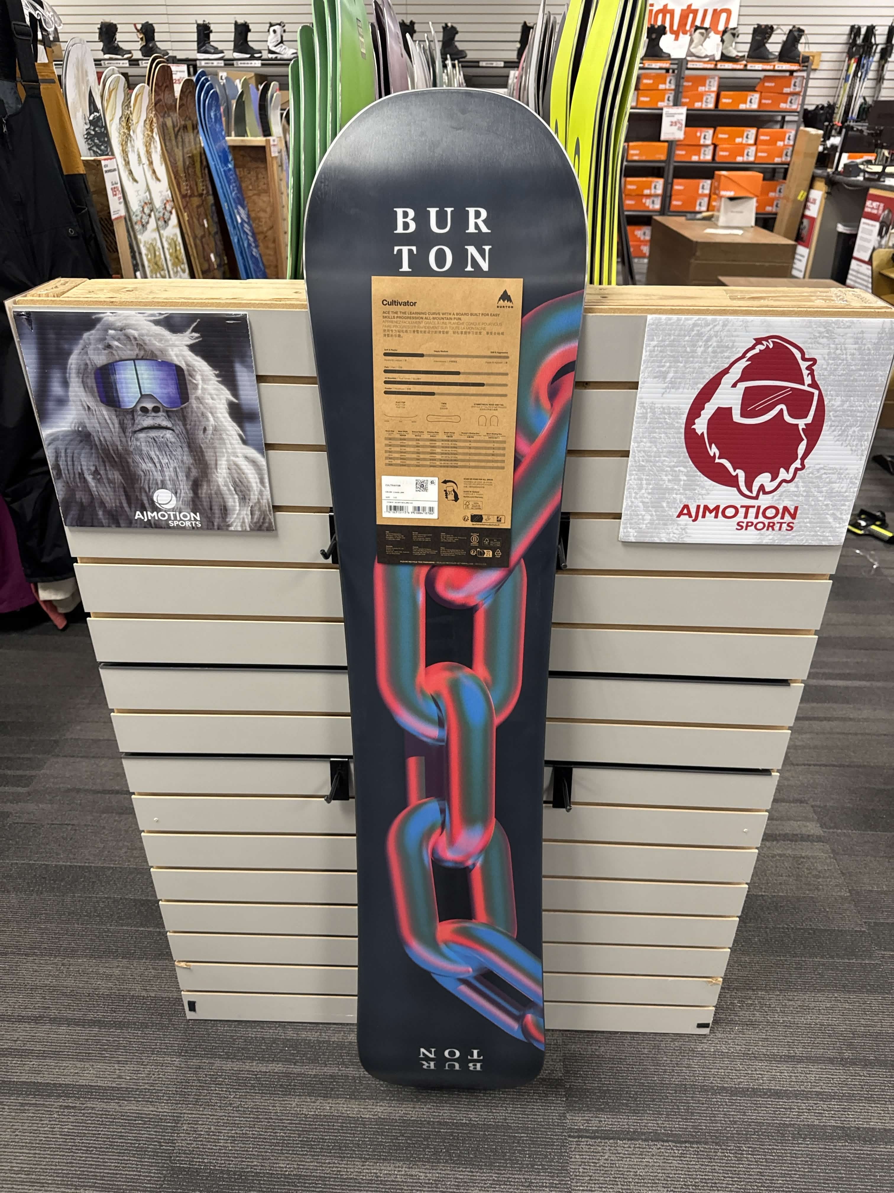 Burton Cultivator: Chain Link 145cm Snowboard - Used (2026)