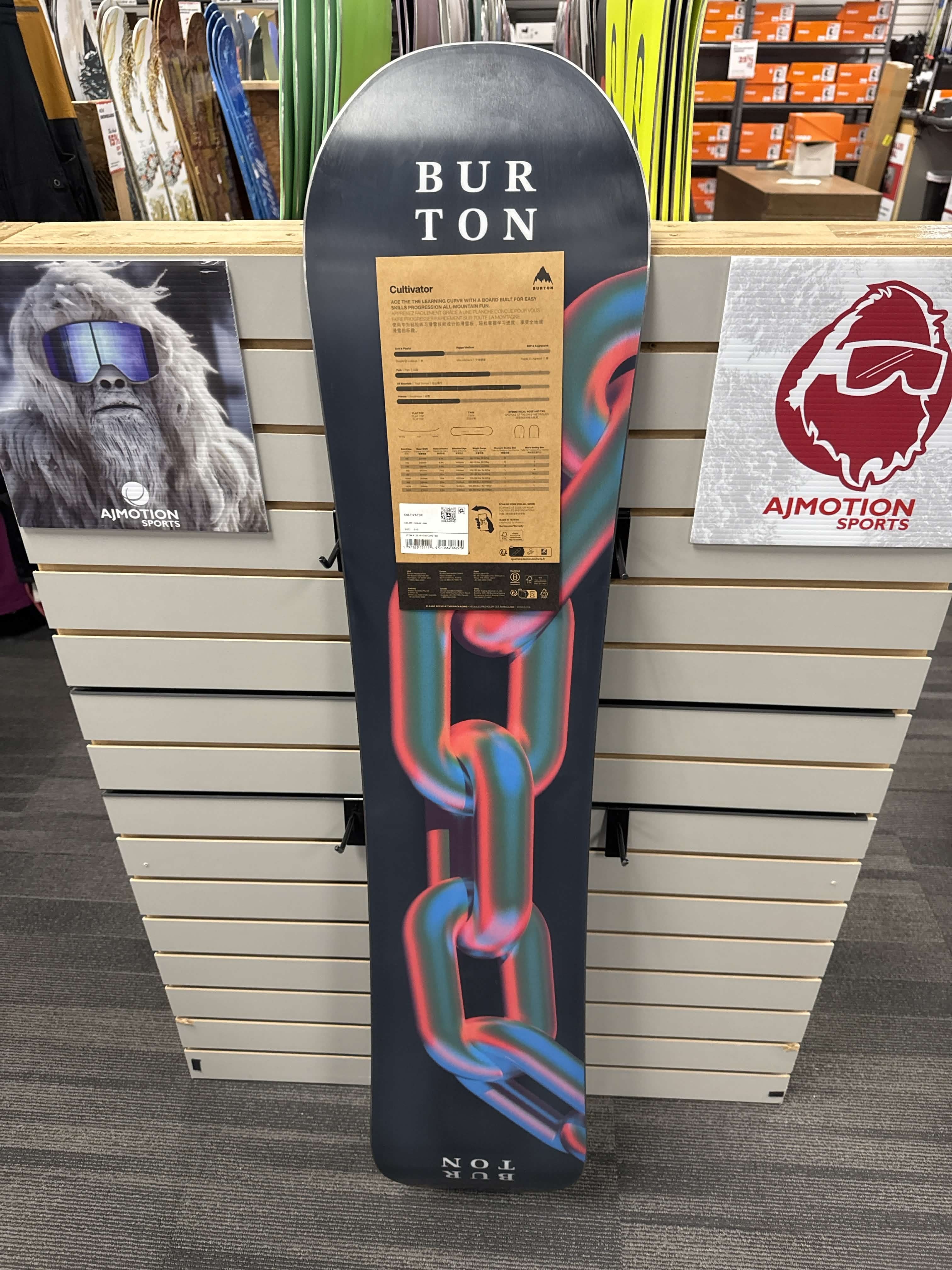 Burton Cultivator: Chain Link 140cm Snowboard - Used (2026)