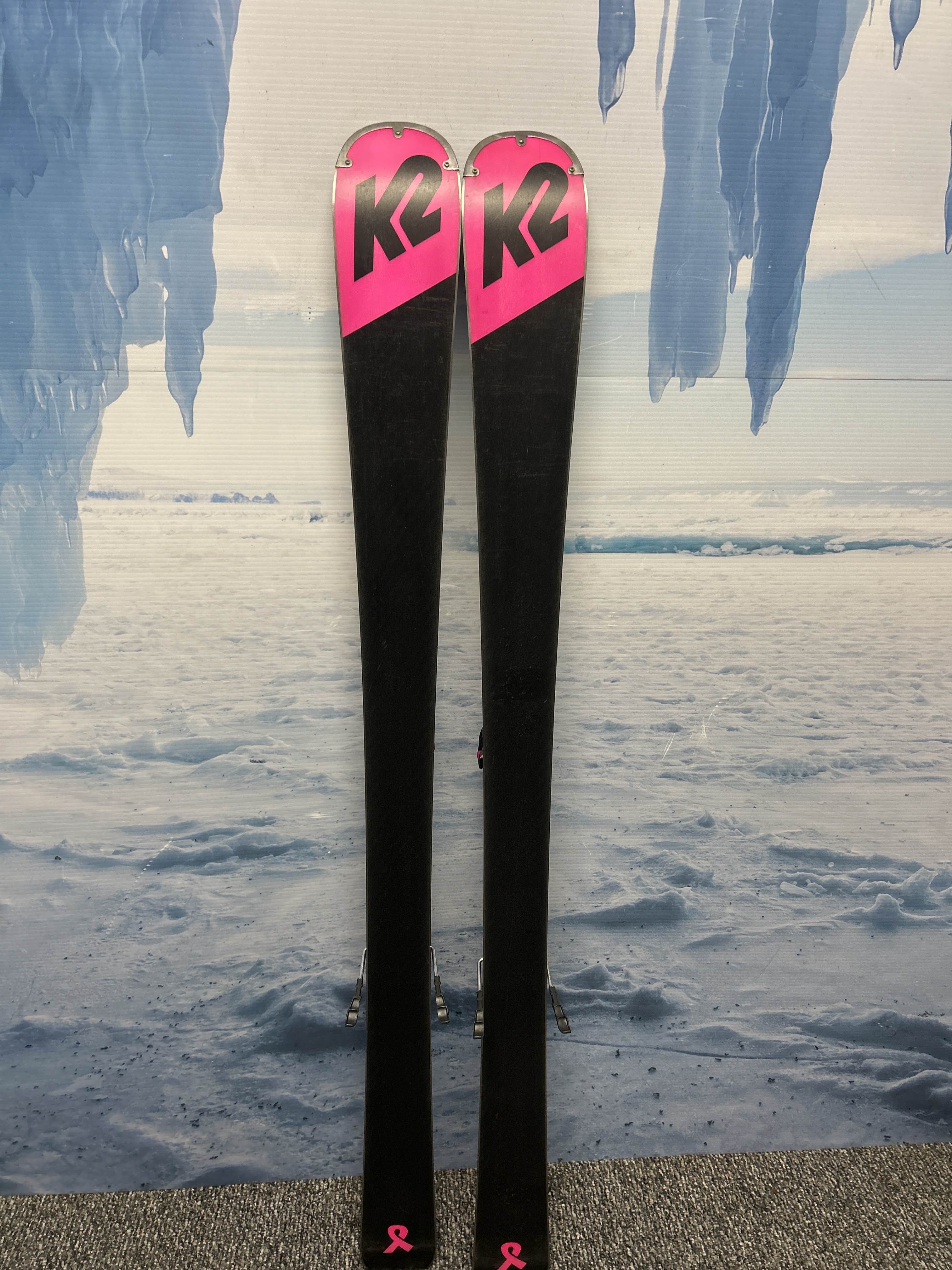 Used K2 Endless Luv 146cm Skis w/ Marker Gripwalk Demo Binding