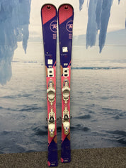 Used Rossignol Temptation 80 152cm Skis w/ Rossignol Xellium 110 Demo Binding