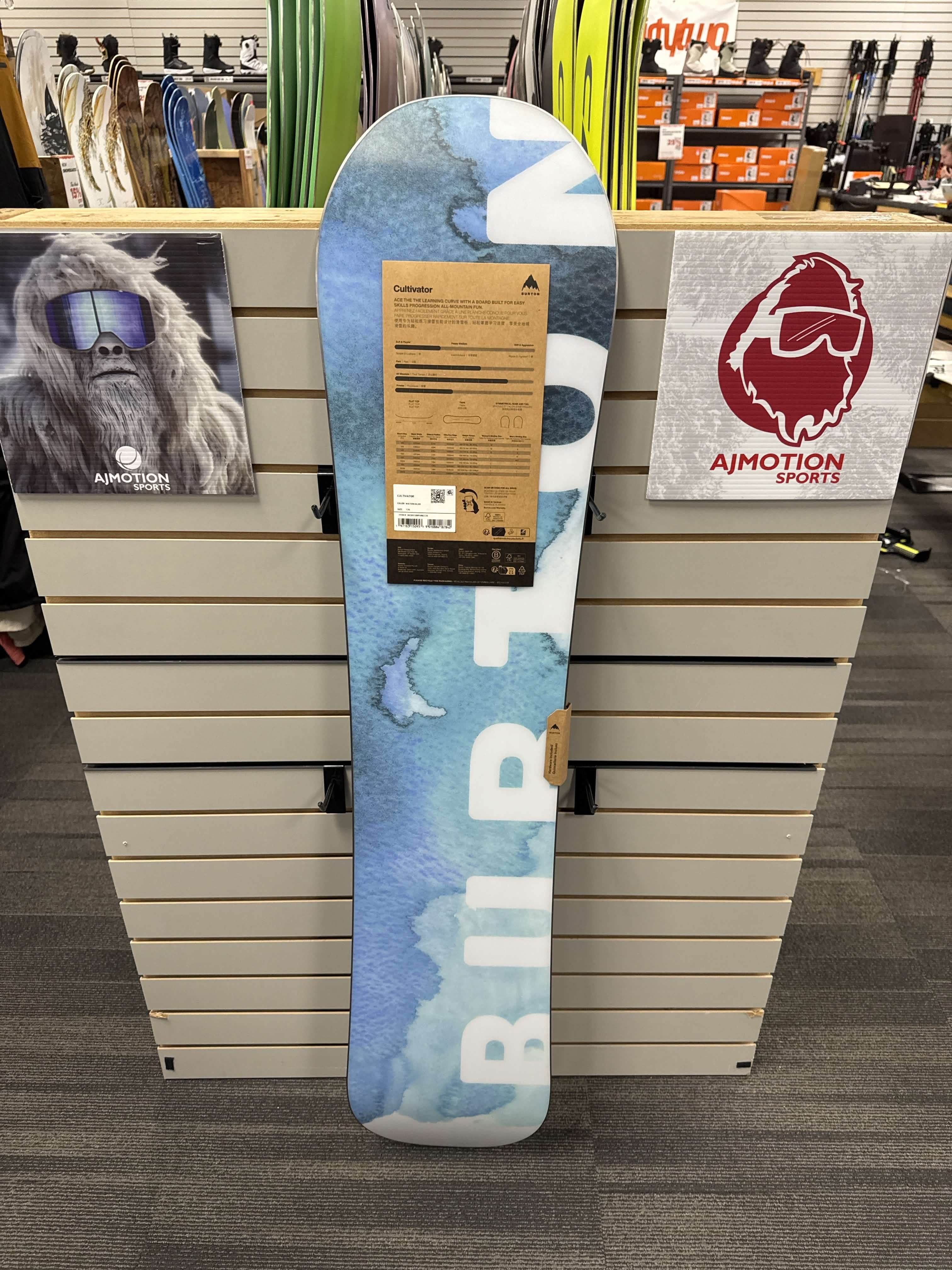 Burton Cultivator: Watercolor 135cm Snowboard - New (2026)