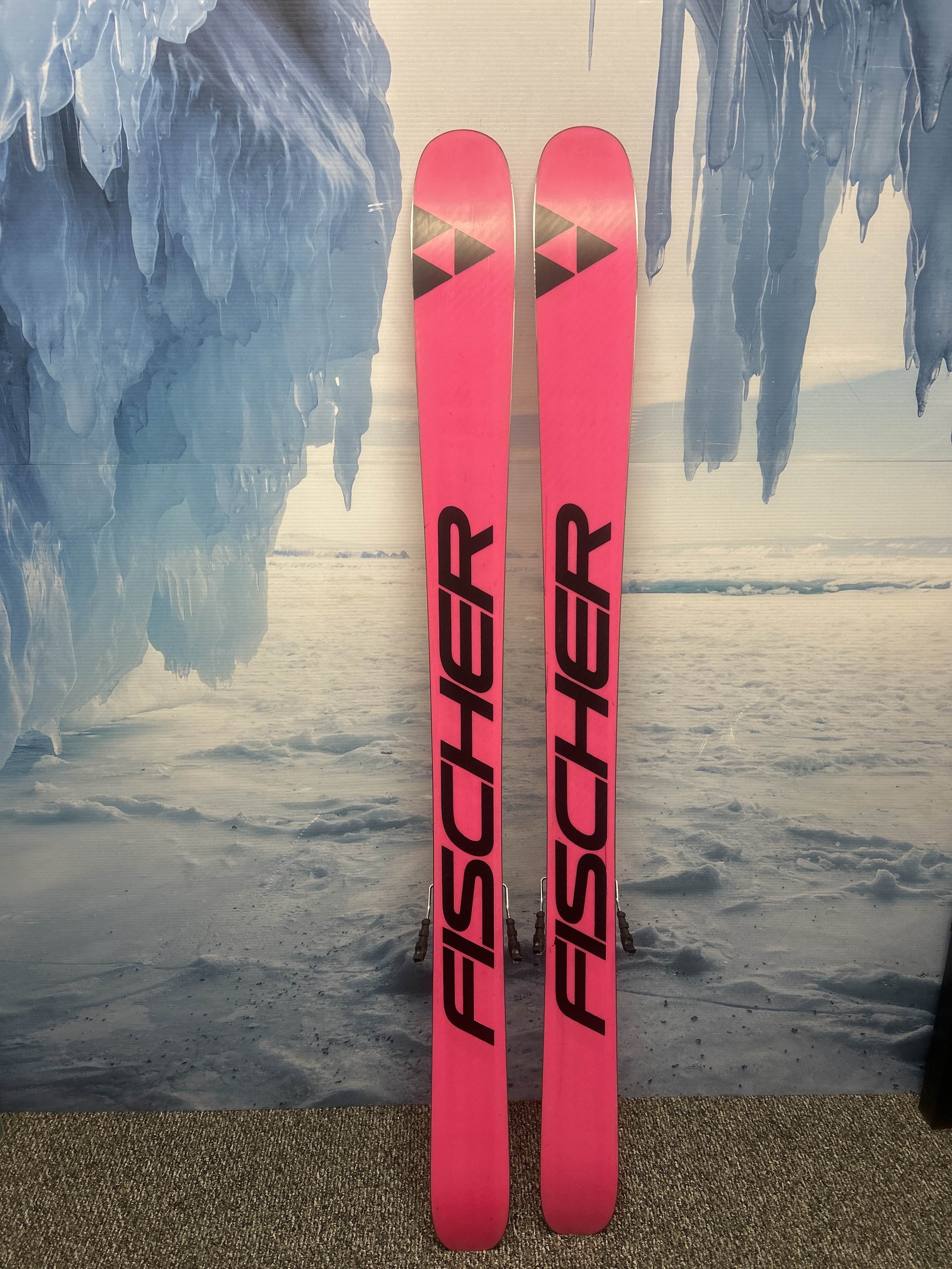 Used Fischer Ranger Pink 102FR 170cm Skis w/ Fischer Attack 14 MN Demo Binding