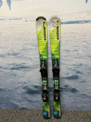 Used Elan ExplorePro 110cm Jr Skis w/ Elan 4.5AC Demo Binding