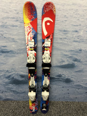 Used Head Souphead 97cm Jr Skis w/ Tyrolia LRX4.5 Demo Binding