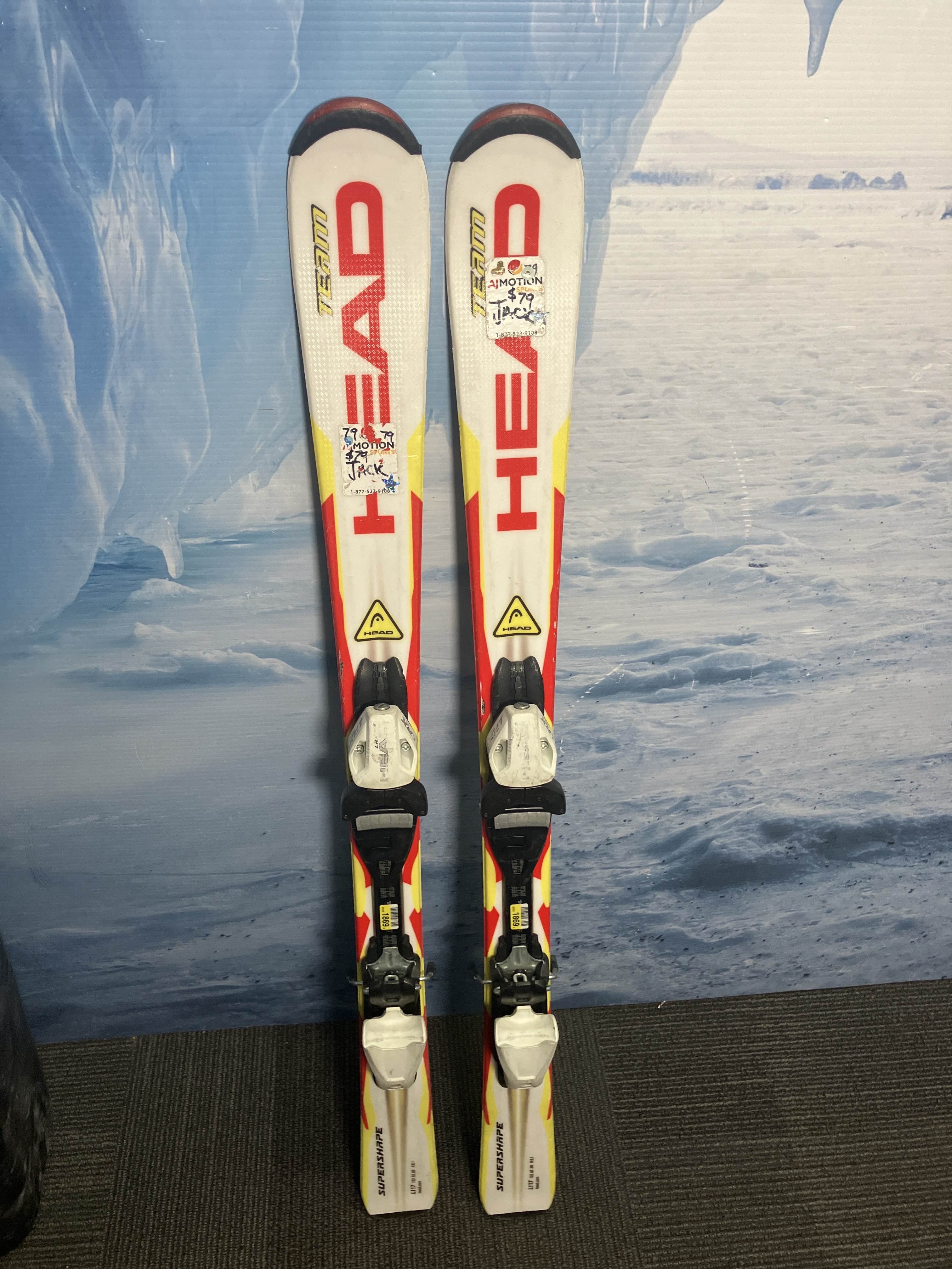 Used Head Team Supershape Jr Ski - 117CM