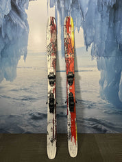 New Atomic Bent Chetler 110 180cm Skis w/ Tyrolia Attack 14 Demo Binding