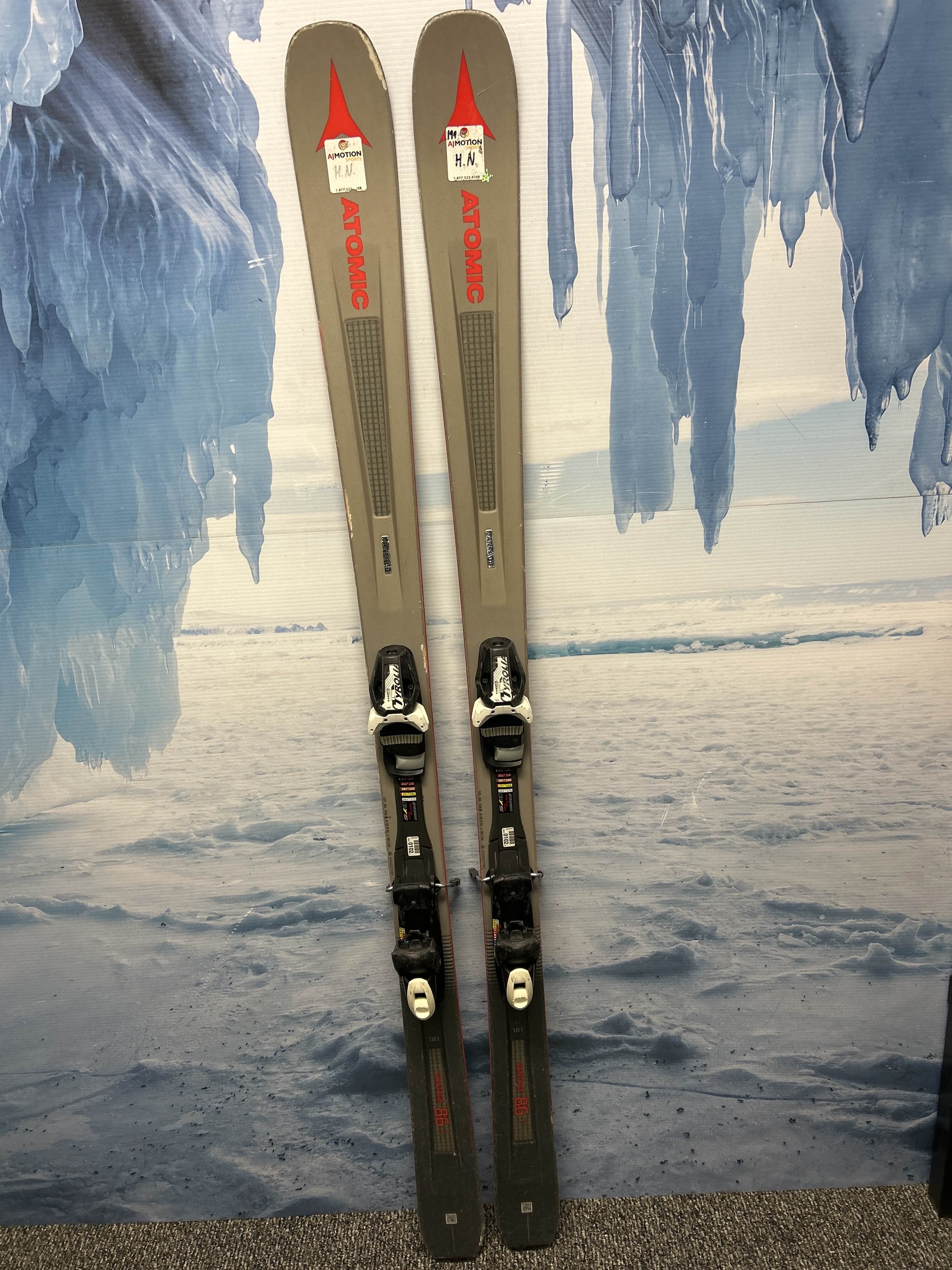 Used Atomic Vantage 86C 181cm Skis w/ Tyrolia SP13 Demo Binding