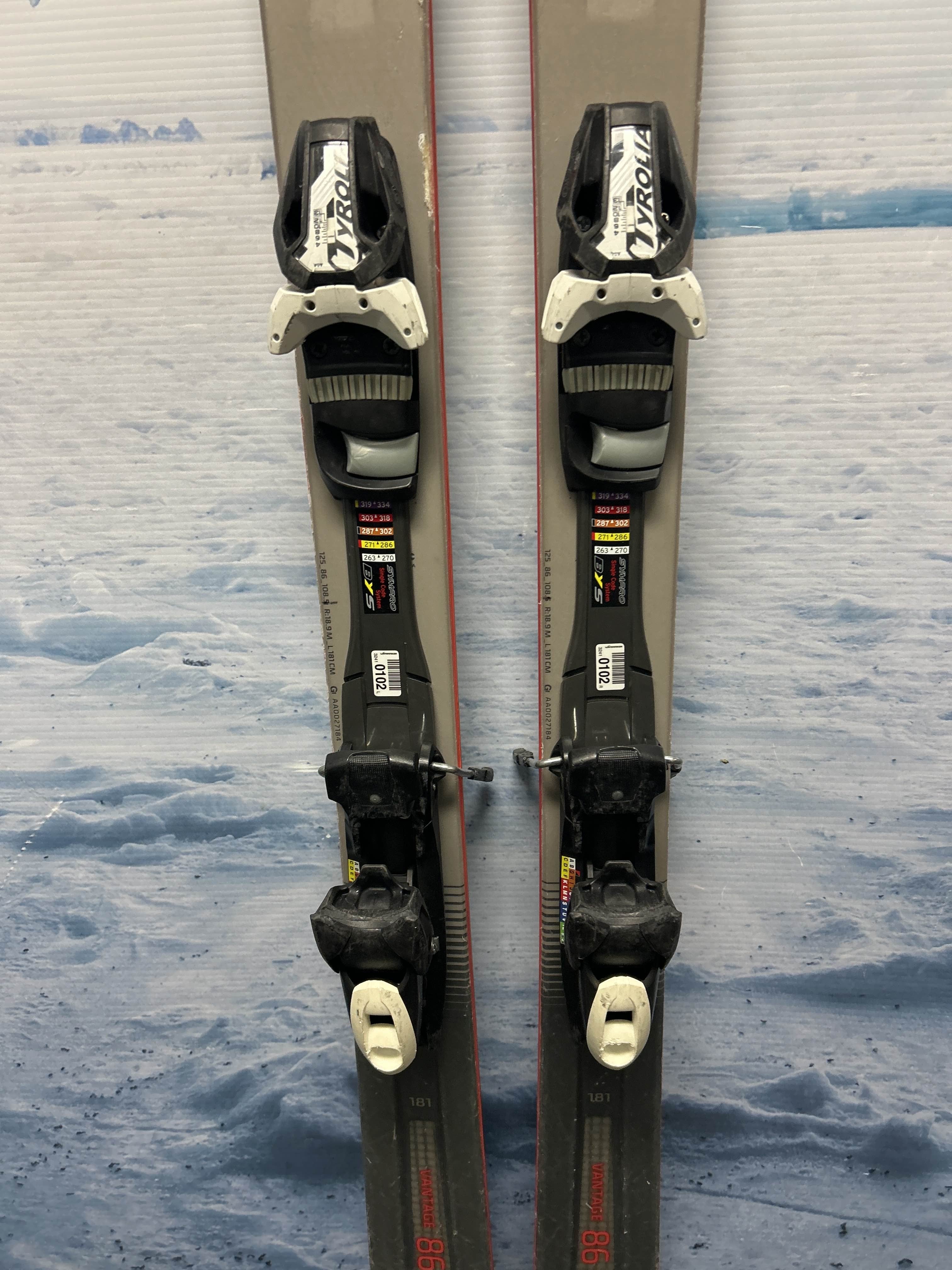 Used Atomic Vantage 86C 181cm Skis w/ Tyrolia SP13 Demo Binding