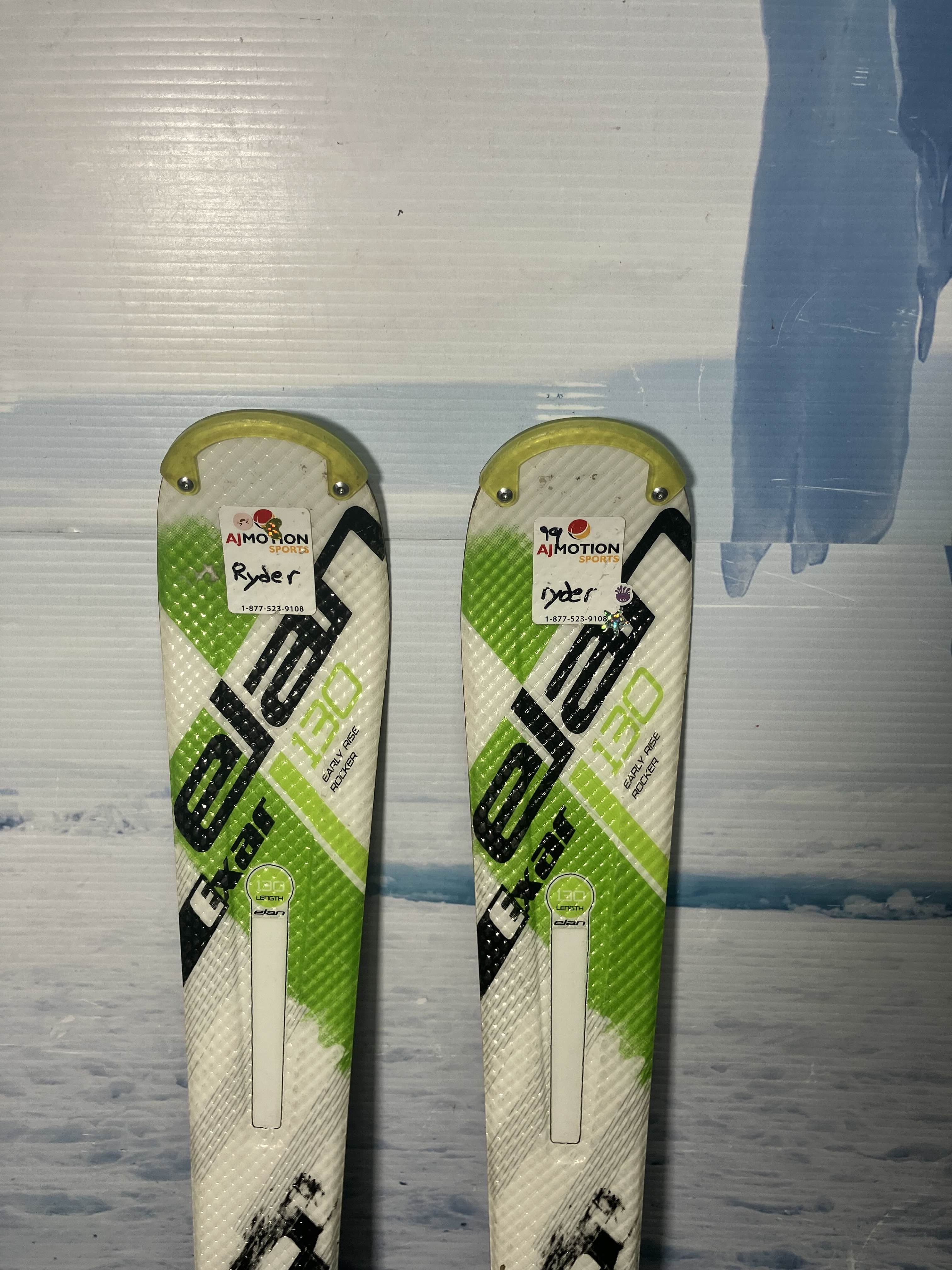 Used Elan Exar Youth Ski w/ Tyrolia Esp 4.5 Demo Bindings - 130CM