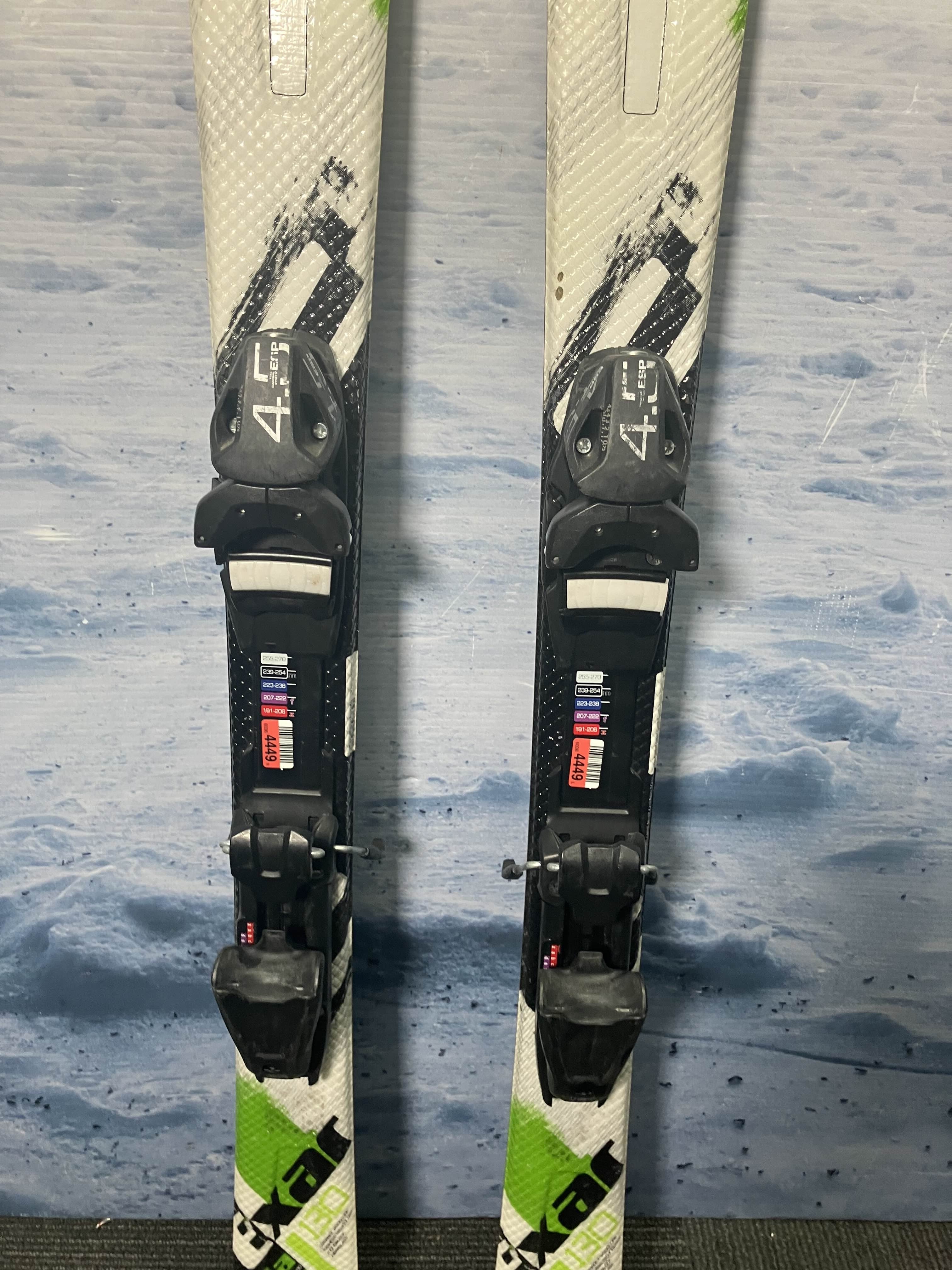 Used Elan Exar Youth Ski w/ Tyrolia Esp 4.5 Demo Bindings - 130CM