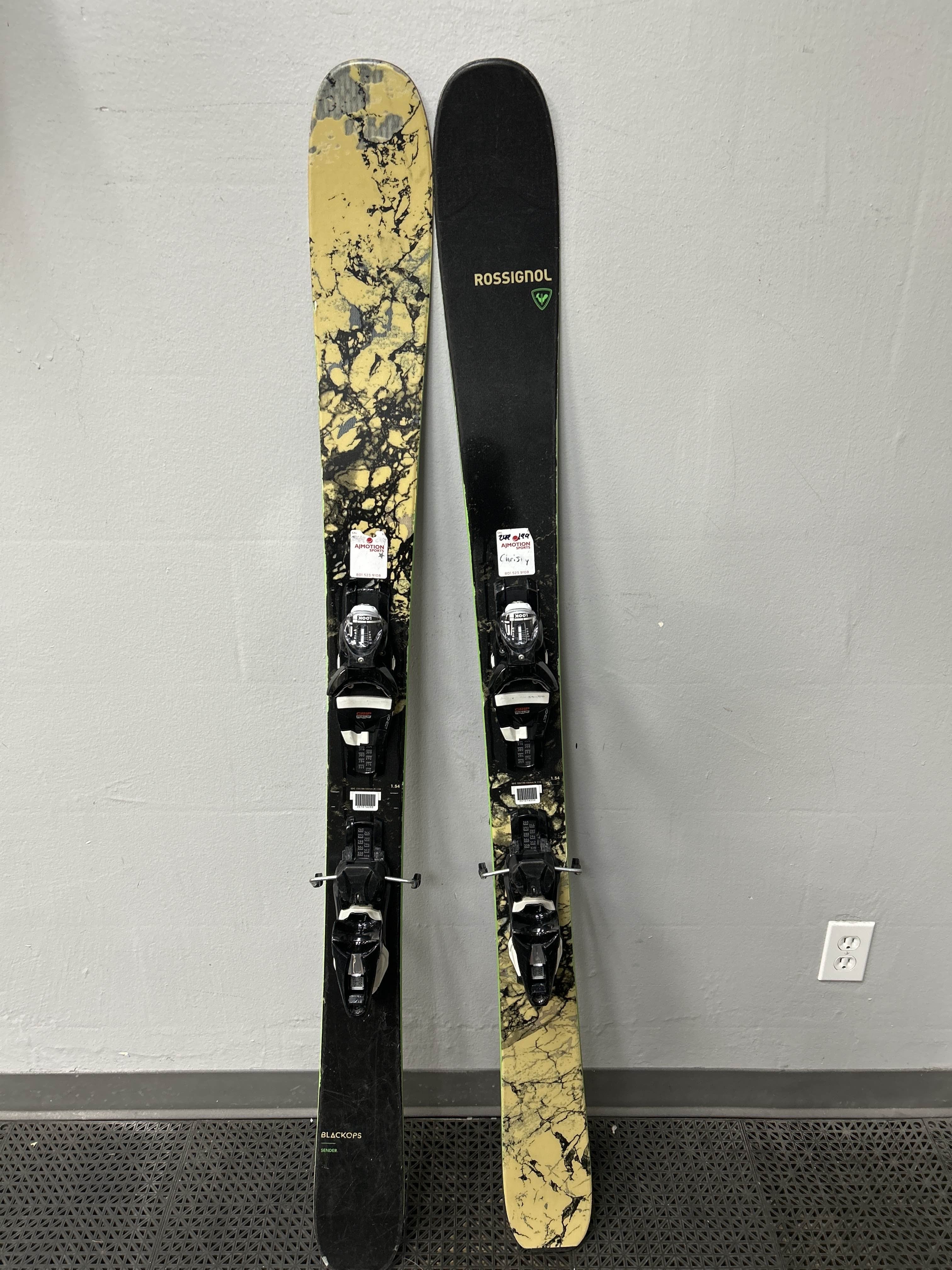 Used Rossignol Black Ops Sender 154cm w/ Look NX12 Demo Binding