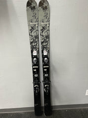 Heavily Used Rossignol Black Ops Escaper 164cm Skis w/ Look NX12 Demo Binding