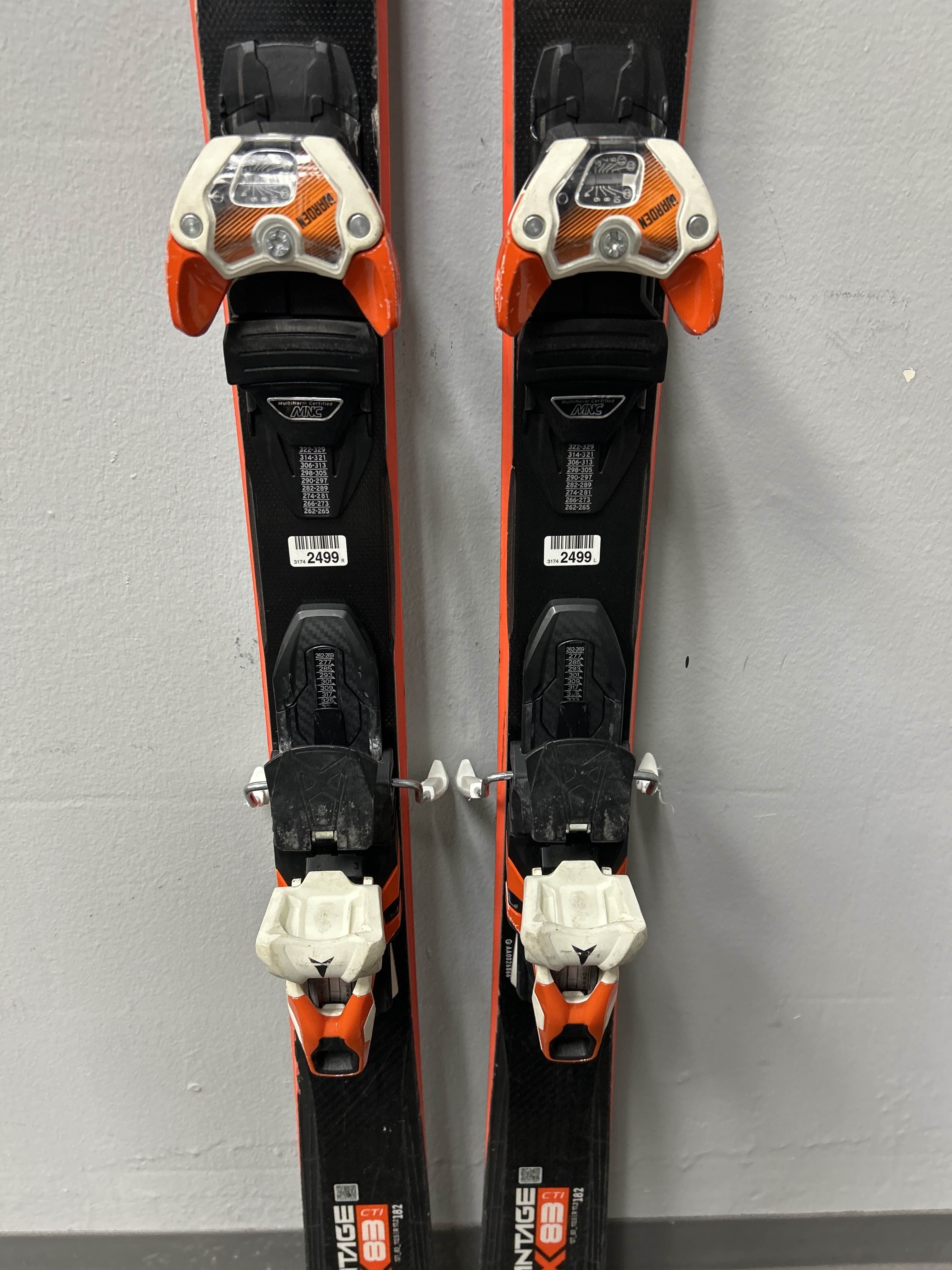 Used Atomic Vantage X83 CTI 182cm Skis w/ Atomic Warden 12 Demo Binding