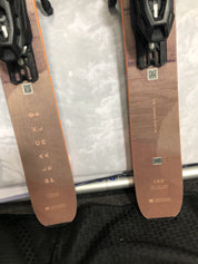 Used 2025 Blizzard Black Pearl 94 skis- 152cm w/Tyrollia Attack 11 MN binding