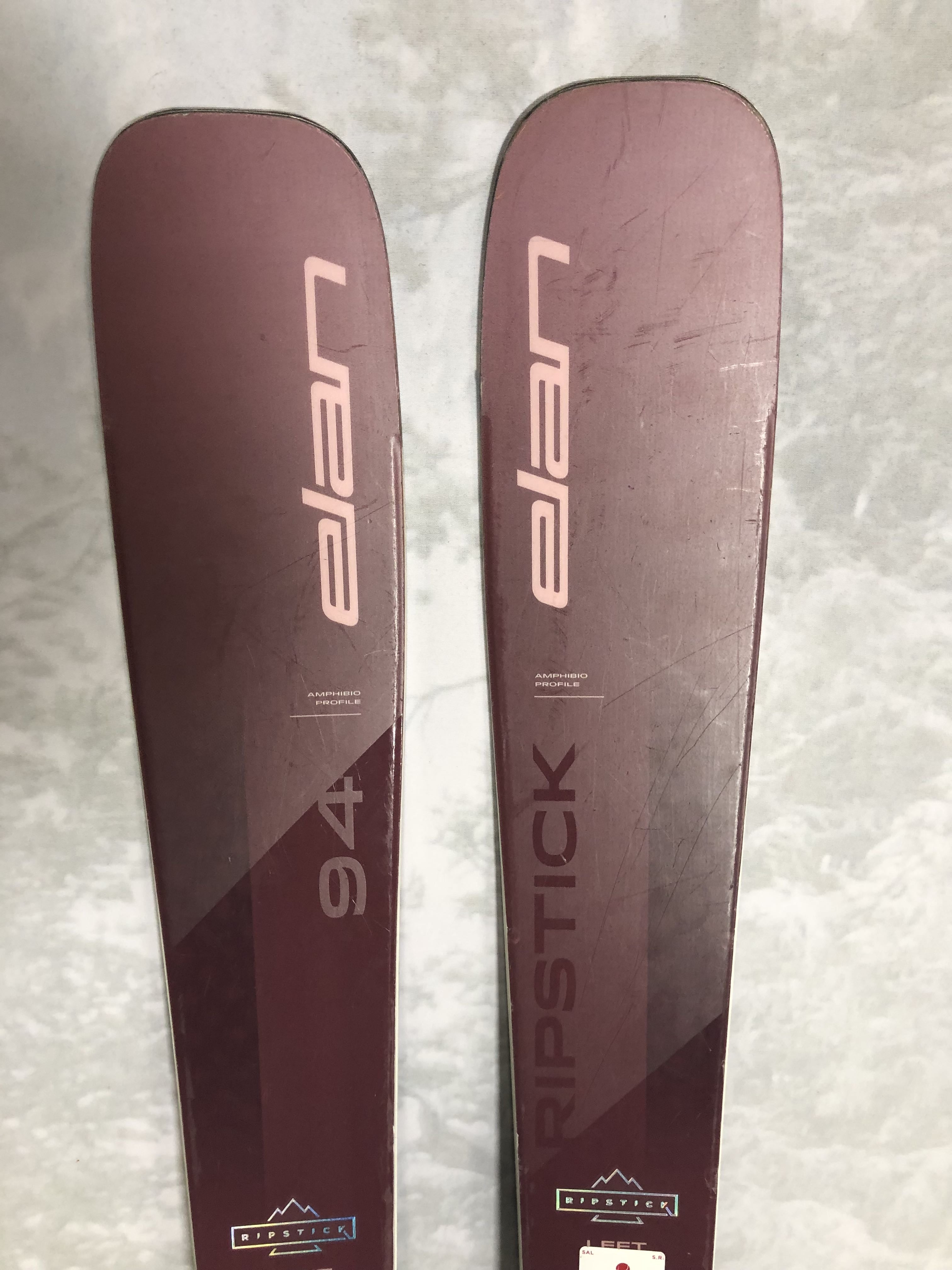 Used 2025 Women's Elan Ripstick 94 - 154 cm w/ Tyrollia Attack MN bindings.
