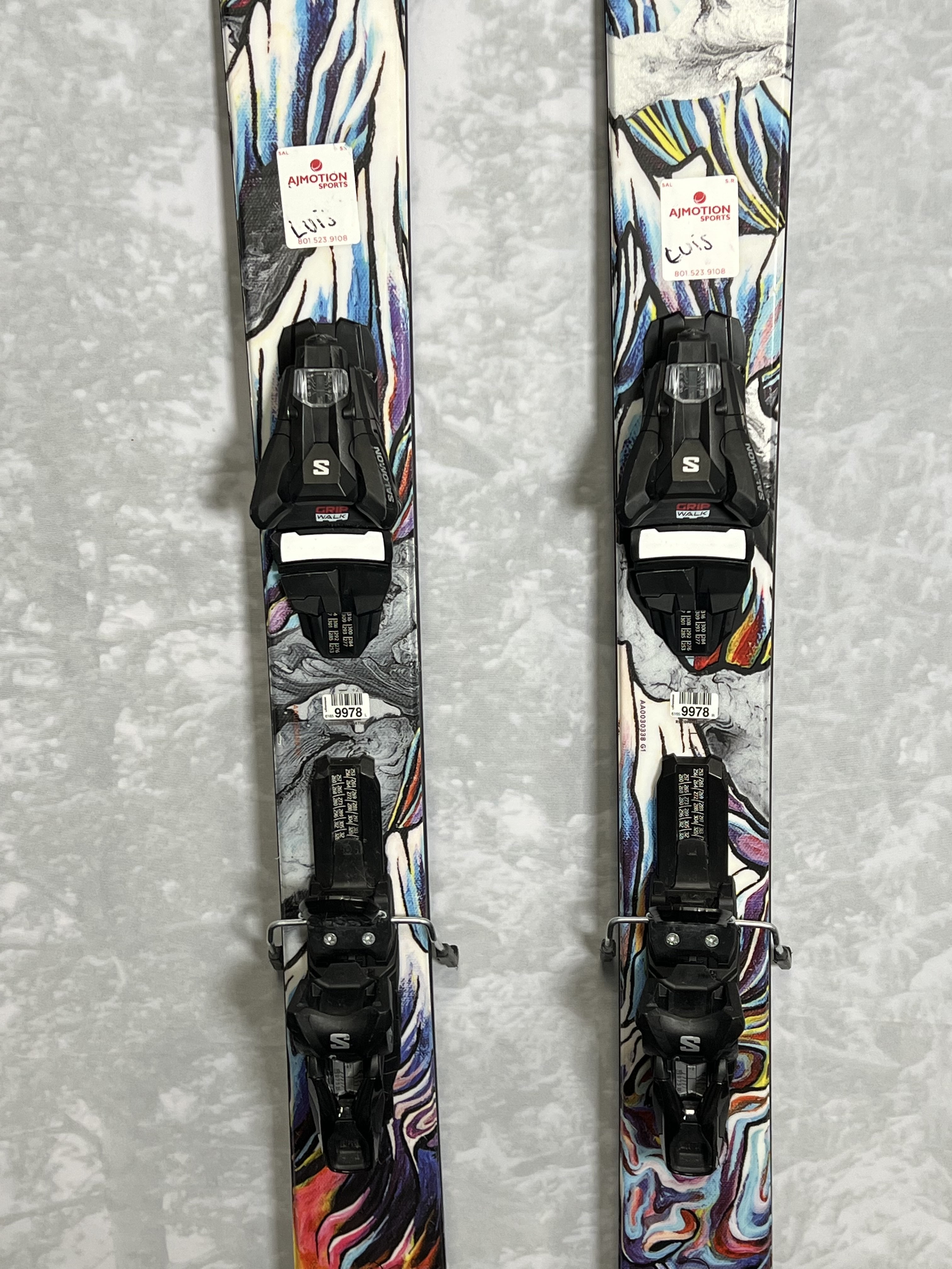 Lightly Used Atomic Bent Chetler Skis 100 179 cm w/ Atomic Strive 11 GW Demo Bindings
