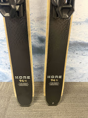 New Head Kore 94 Ti 177cm Skis w/ Tyrolia Attack LYT 13 Bindings