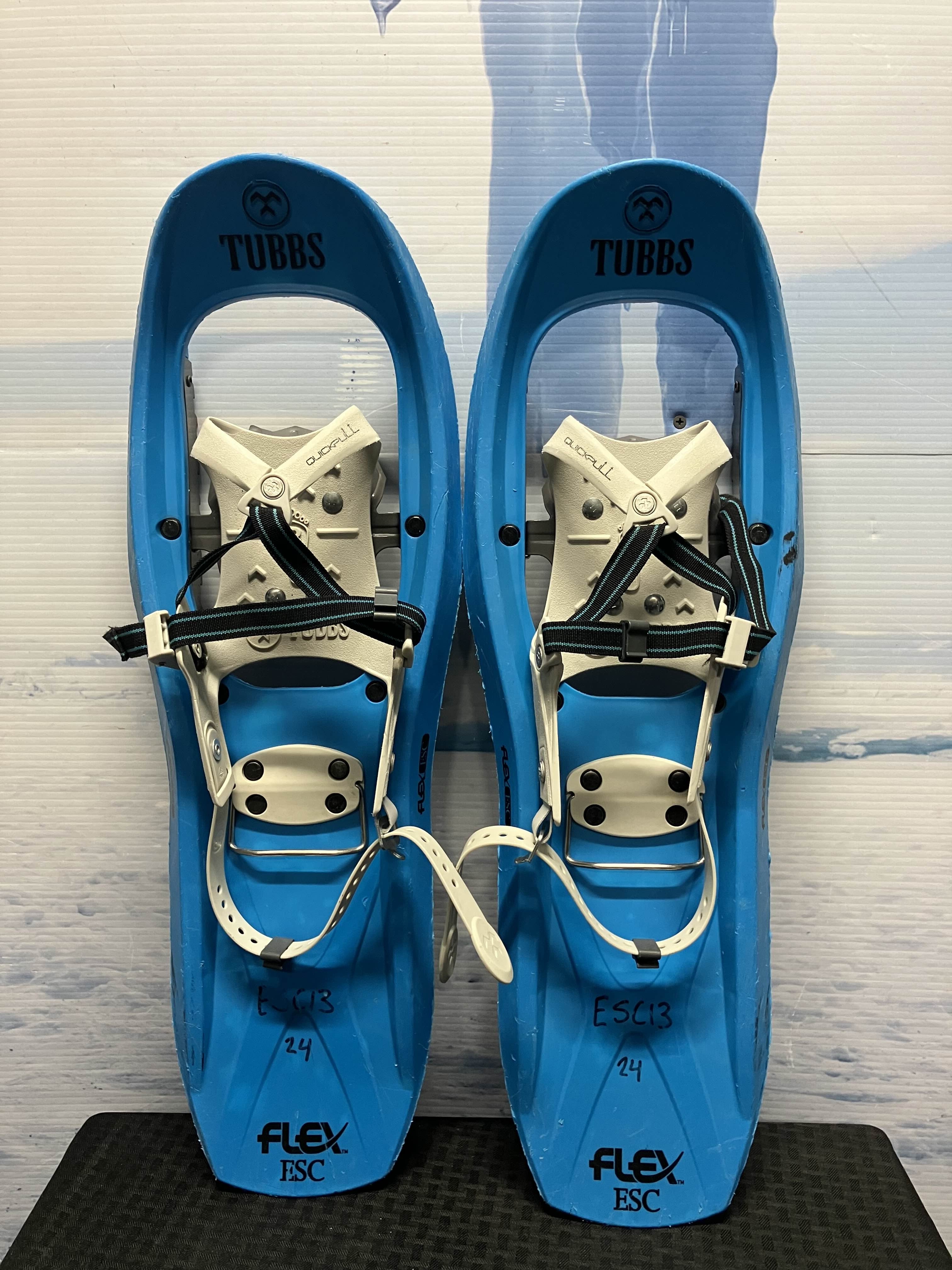 Used Tubbs Flex ESC 24 Inch Snowshoes