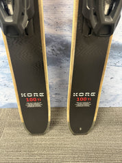 New Head Kore 100 Ti 156cm Skis w/ Tyrolia Attack LYT 11 Bindings