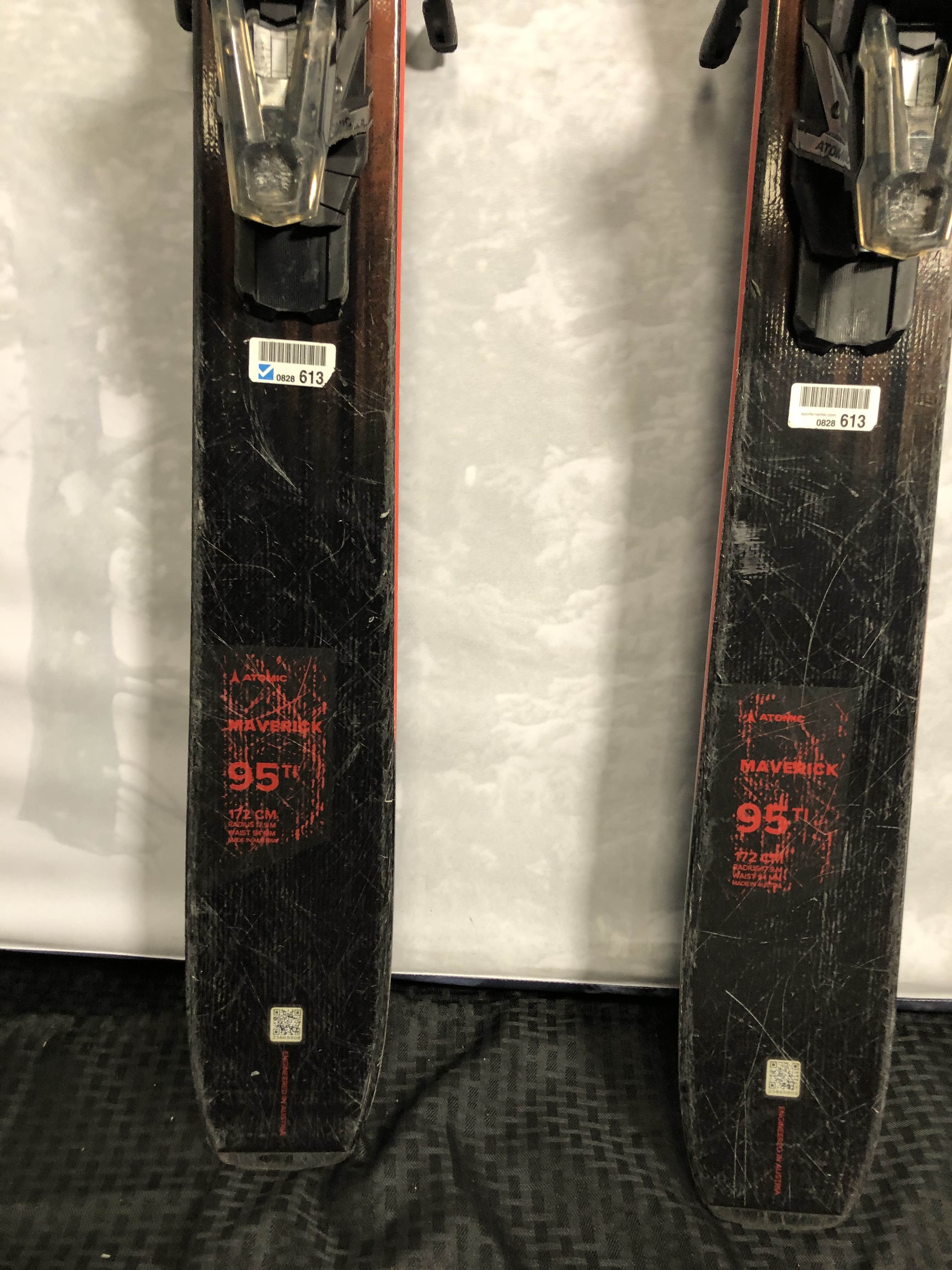 Used 2023 Atomic Maverick 95 Ti Skis - 172cm w/ Strive 13 GW Demo Binding