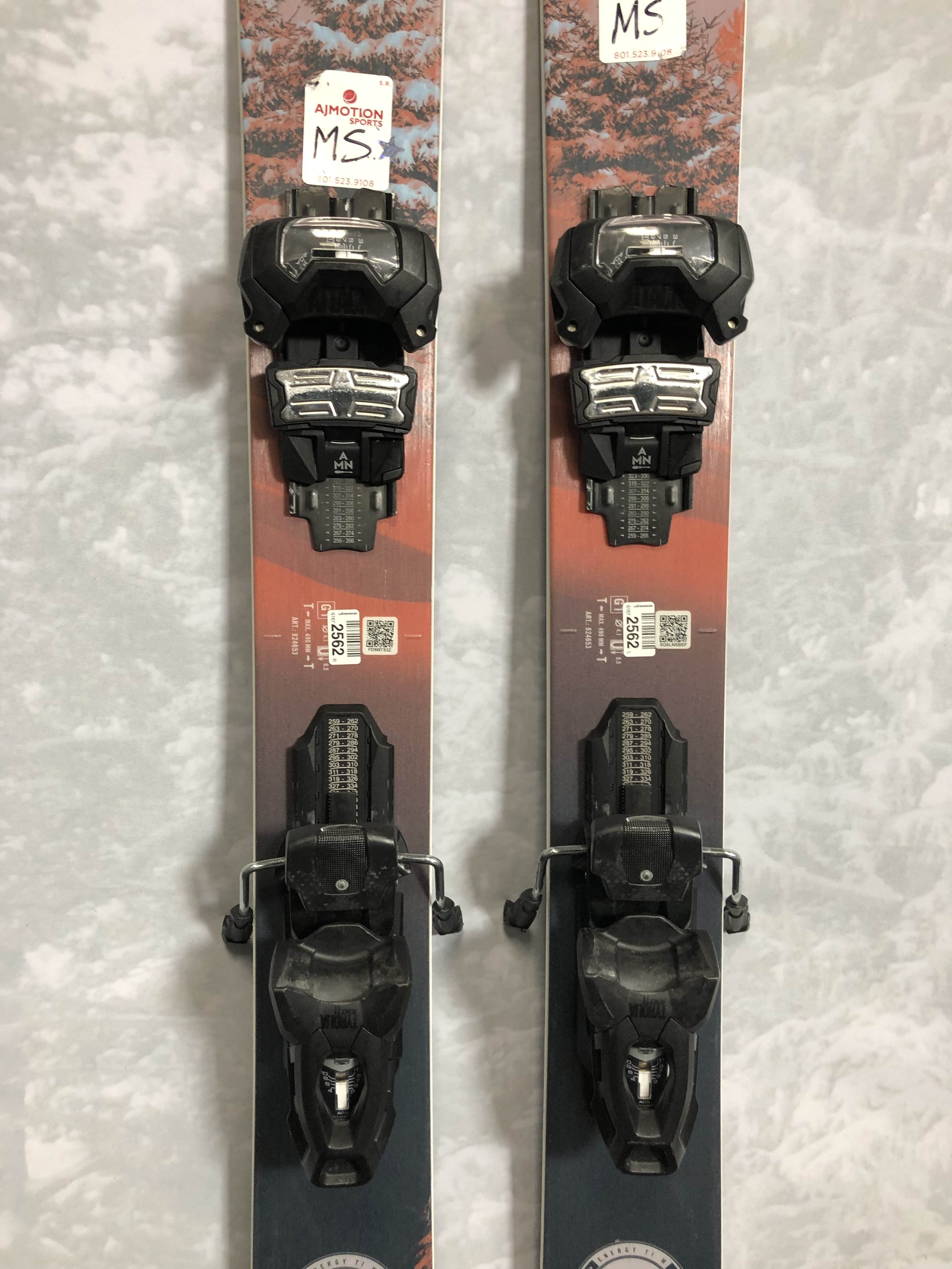 Used 2024 Santa Ana 98 skis - 165cm w/ Tyrollia Attack 11 MN Demo Bindings