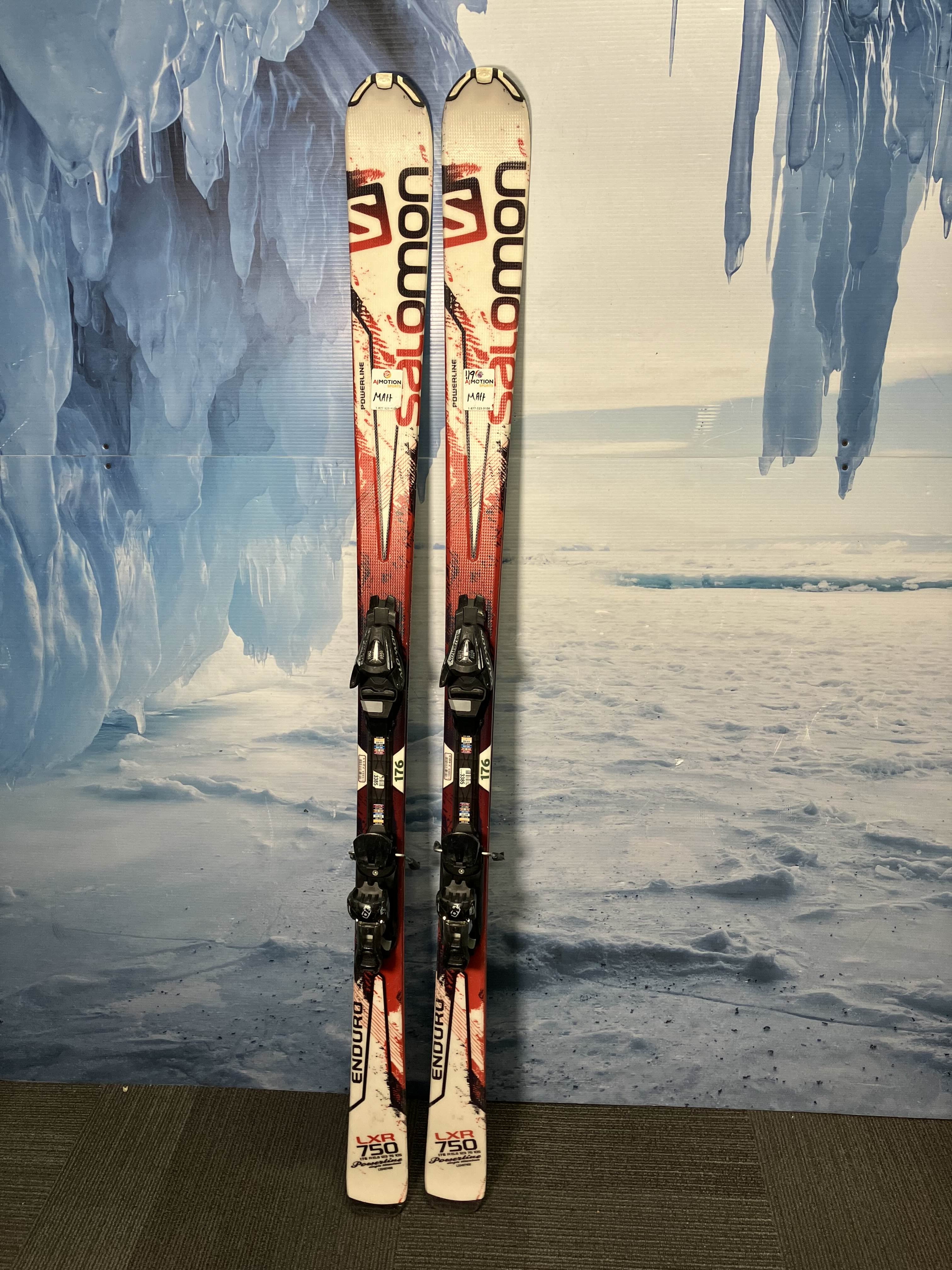 Used Saloman Powerline Enduro Men's Ski w/ Saloman L10 Demo Bindings - 176CM