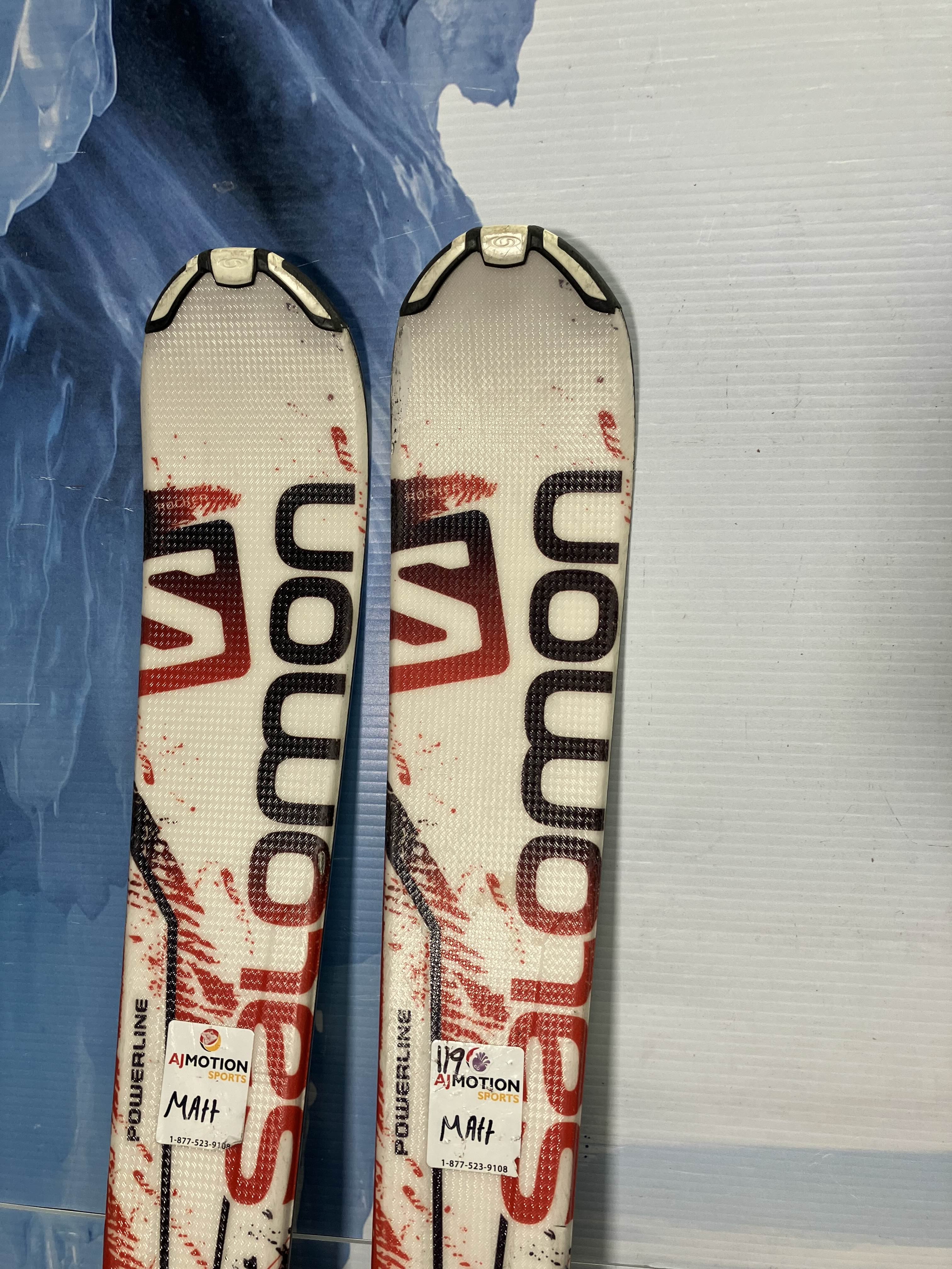 Used Saloman Powerline Enduro Men's Ski w/ Saloman L10 Demo Bindings - 176CM