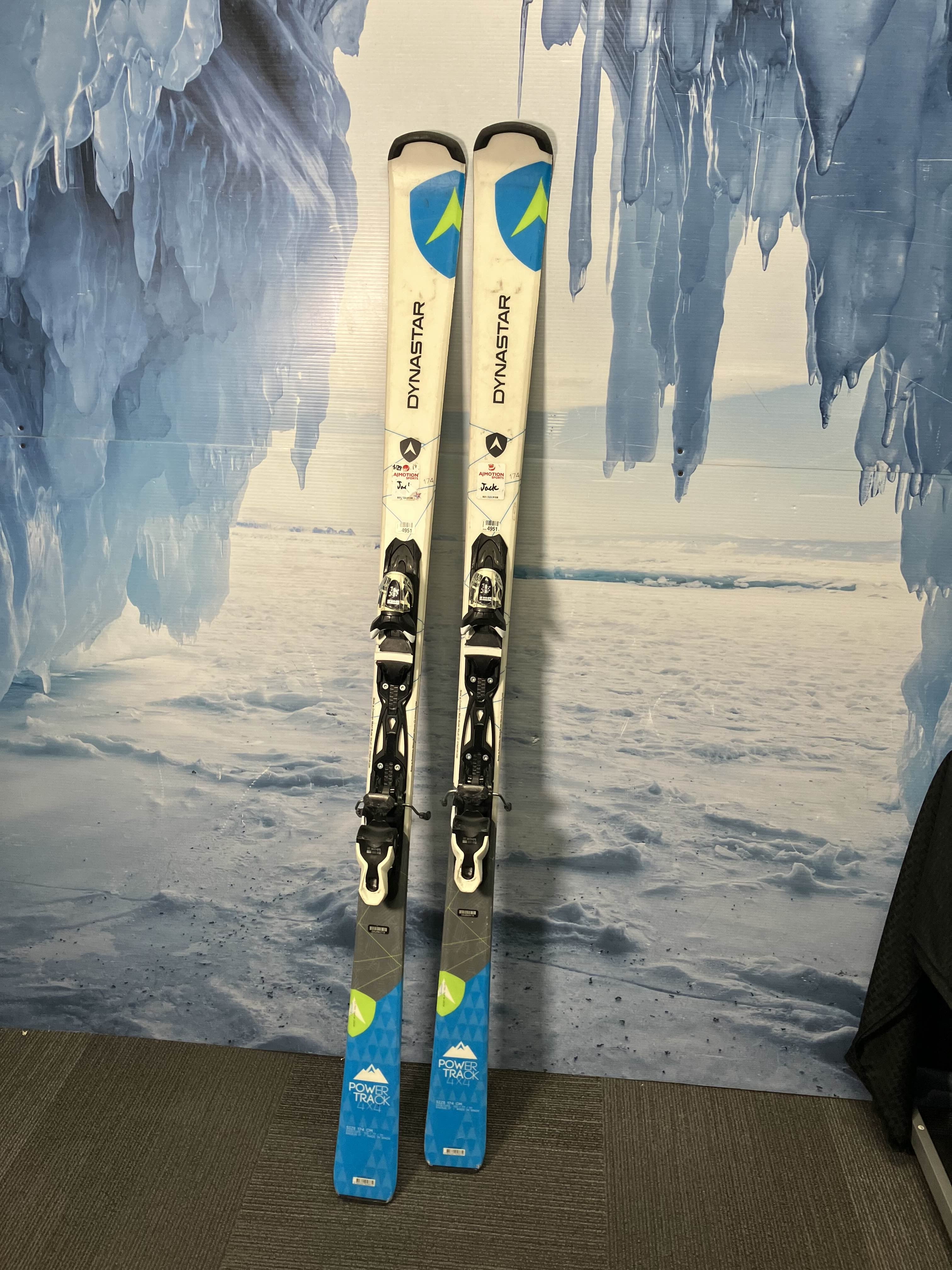 Used Dynastar Power Track 4x4 Men's Ski w/ Look Express 10 Demo Bindings - 174CM
