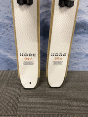 New Head Kore 99 Ti 156cm Skis w/ Tyrolia Attack LYT 11 Bindings