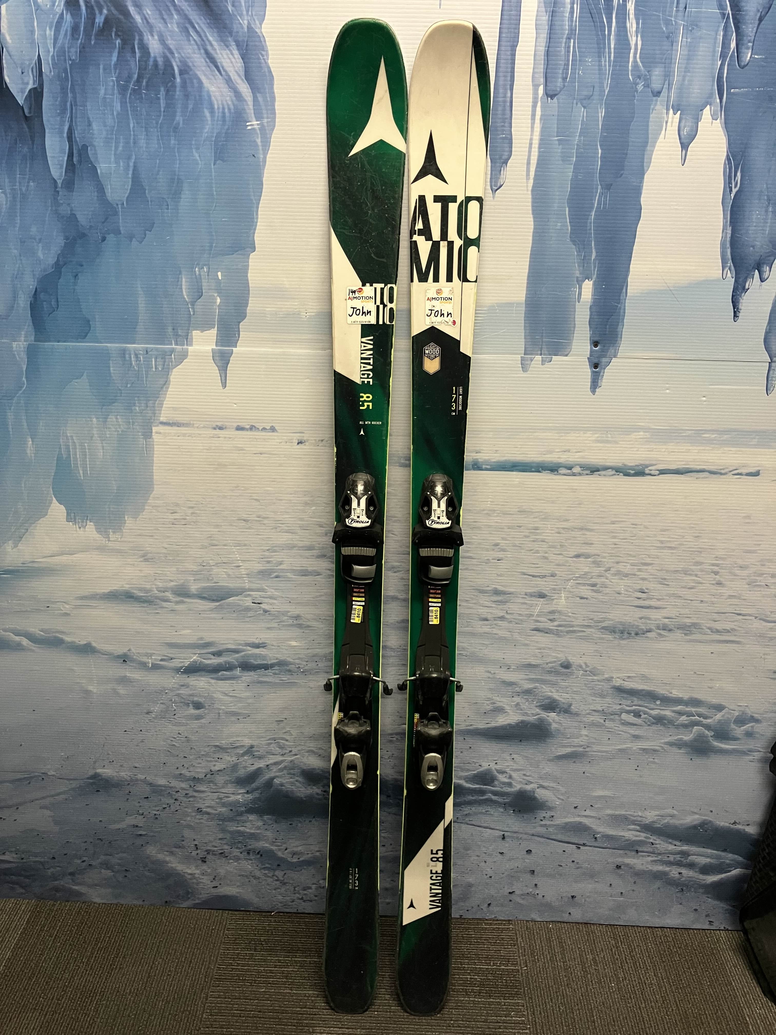 Used Atomic Vantage 85 Men's Ski w/ Tyrolia Sp 12 Sympro Demo Bindings - 173CM