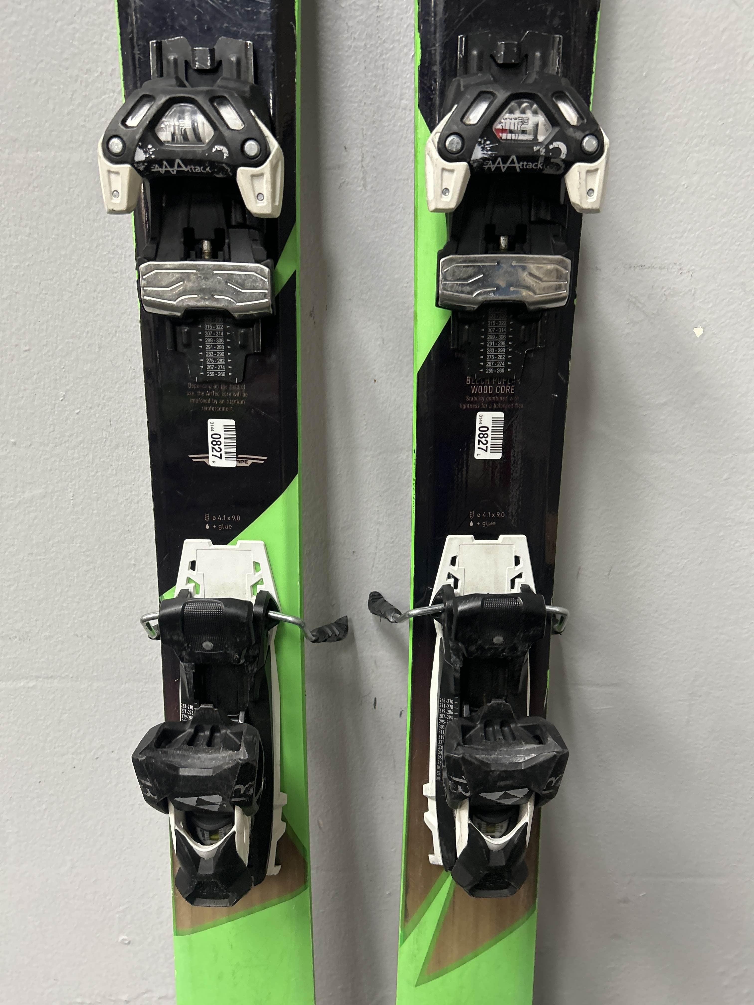 Used Fischer Ranger 98 TI 180cm Skis w/ Fisher Attack 13 Demo Binding