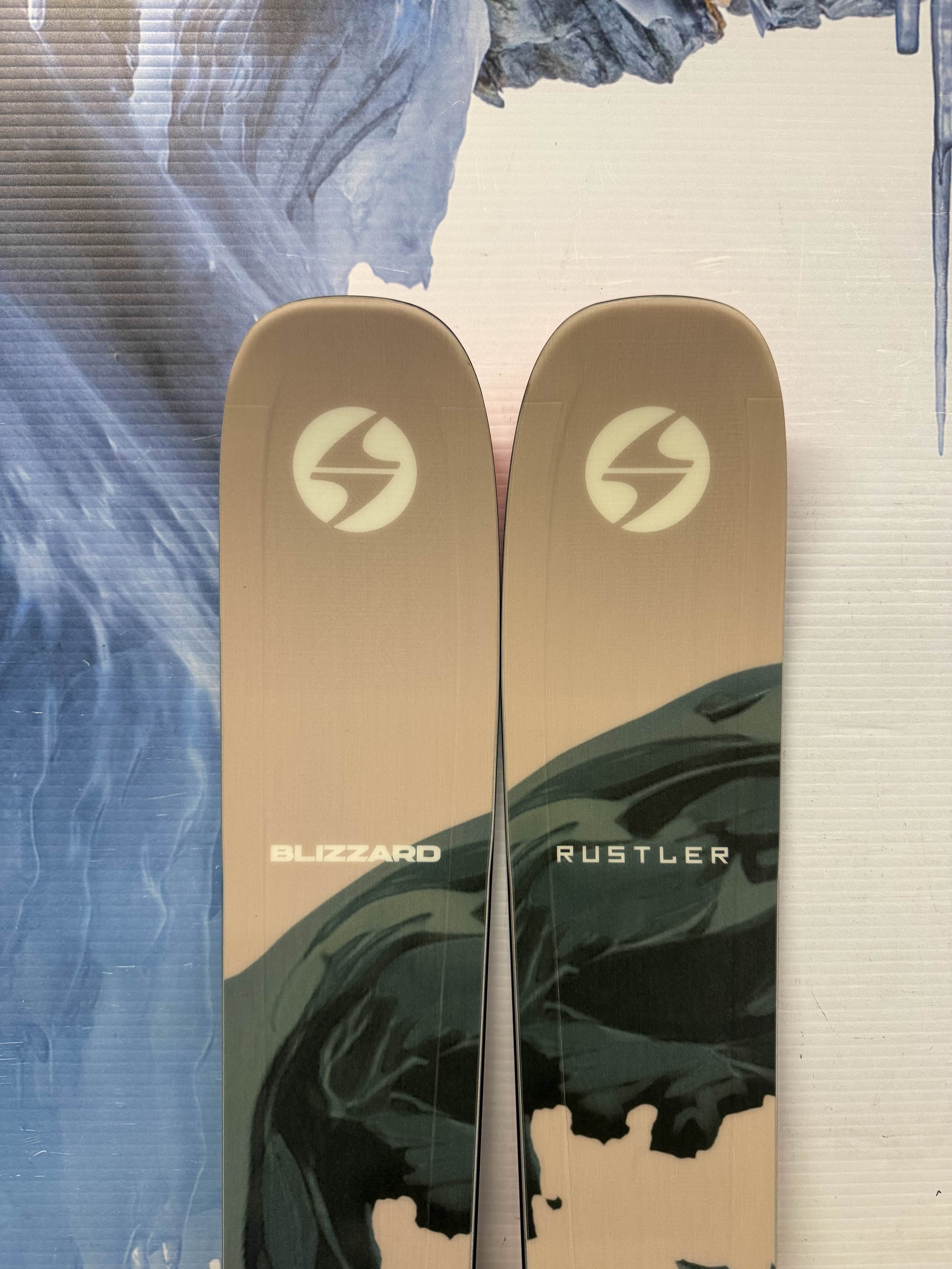 New Blizzard Rustler 9 180cm Skis w/ Atomic Strive 13 Bindings