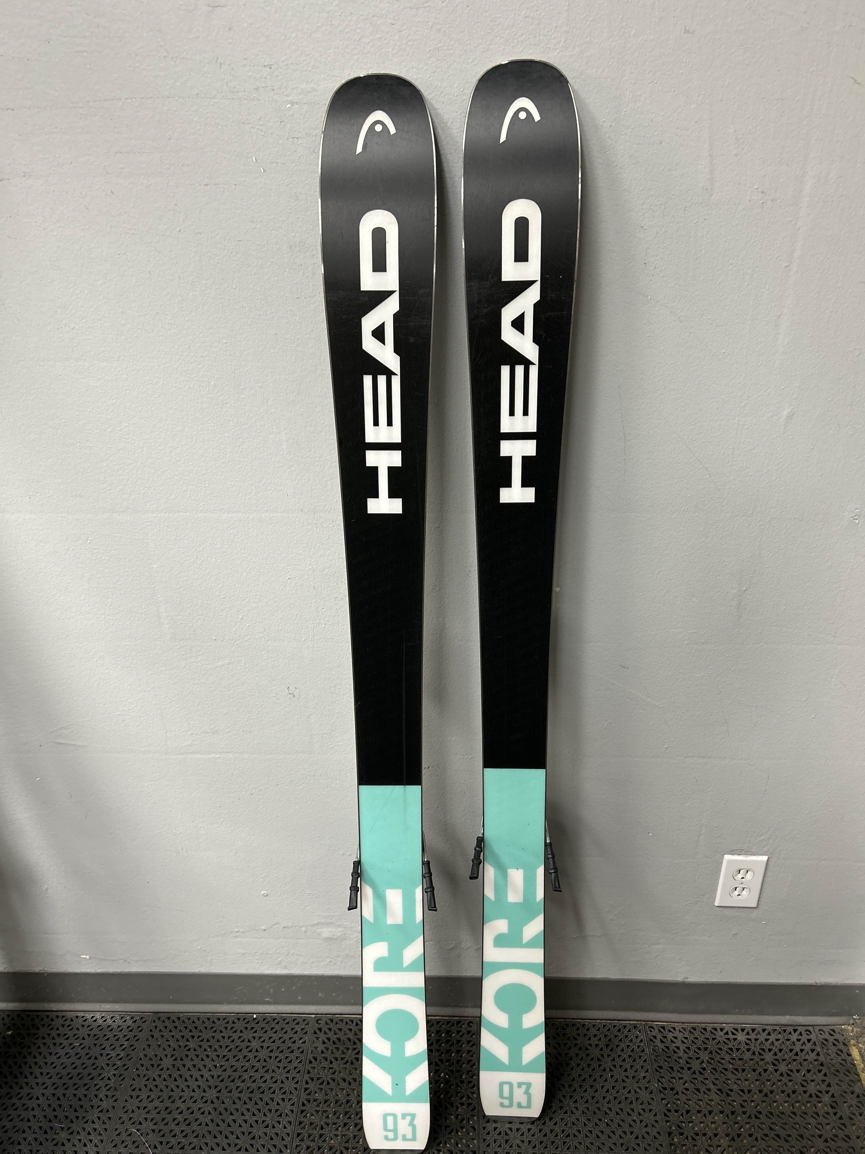 Used Head Kore 93 w 162 cm Skis w/ Tyrolia SP 10 Demo Binding