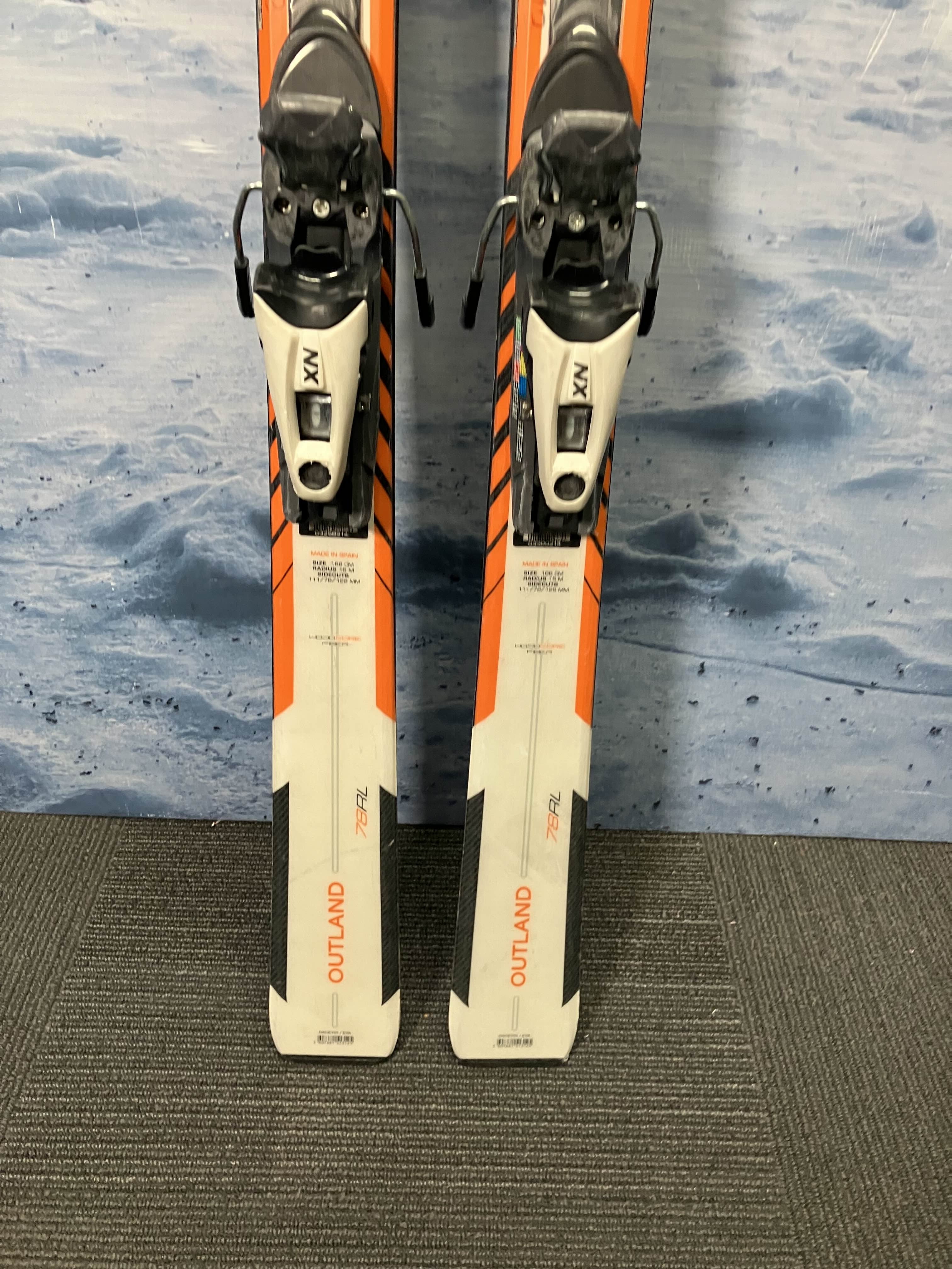 Used Dynastar Outland 78rl Men's Ski w/ Look Nx 10 Demo Bindings - 166CM