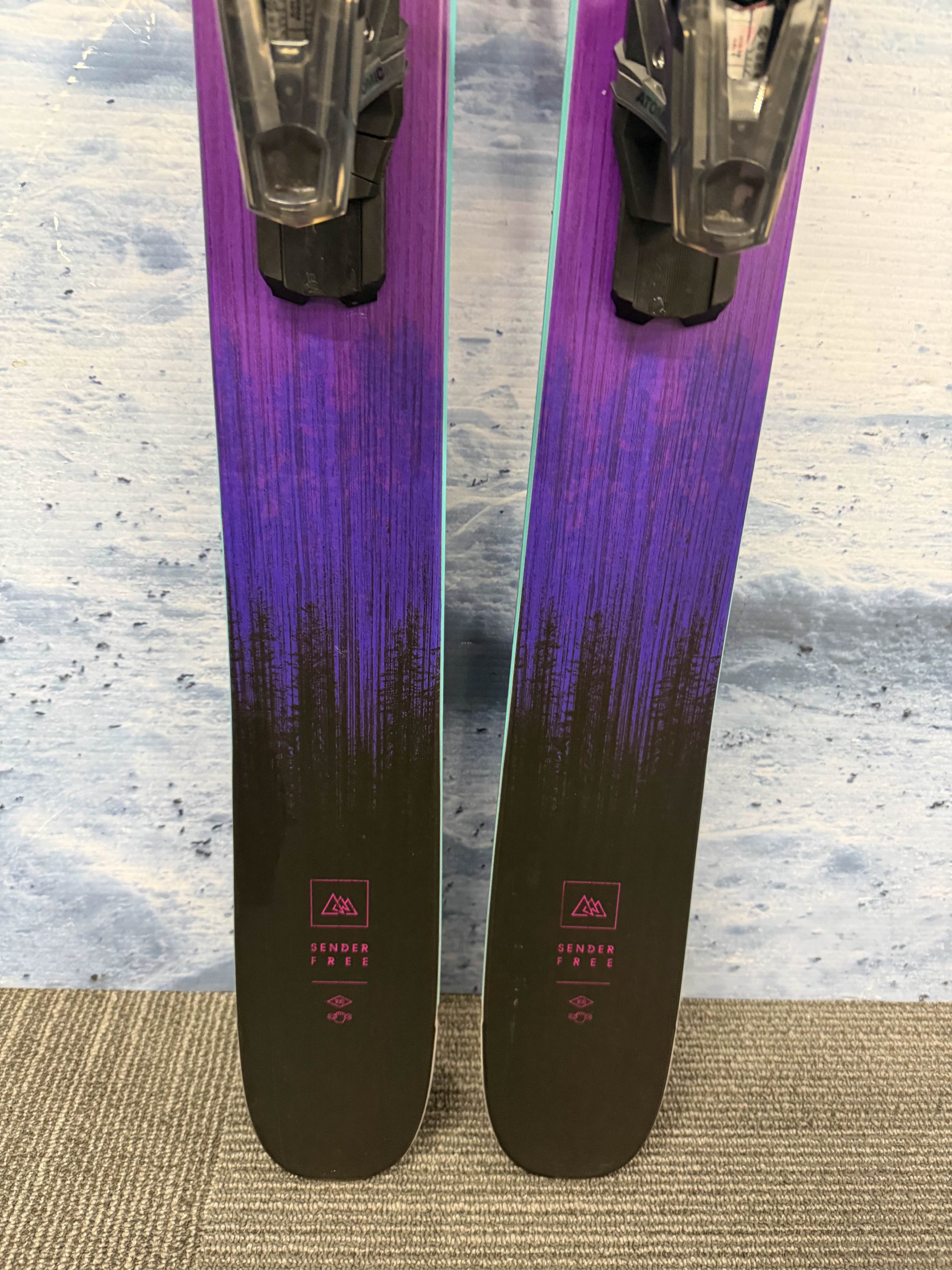 New Rossignol Sender Free 100 178cm Skis w/ Atomic Strive 13 Bindings