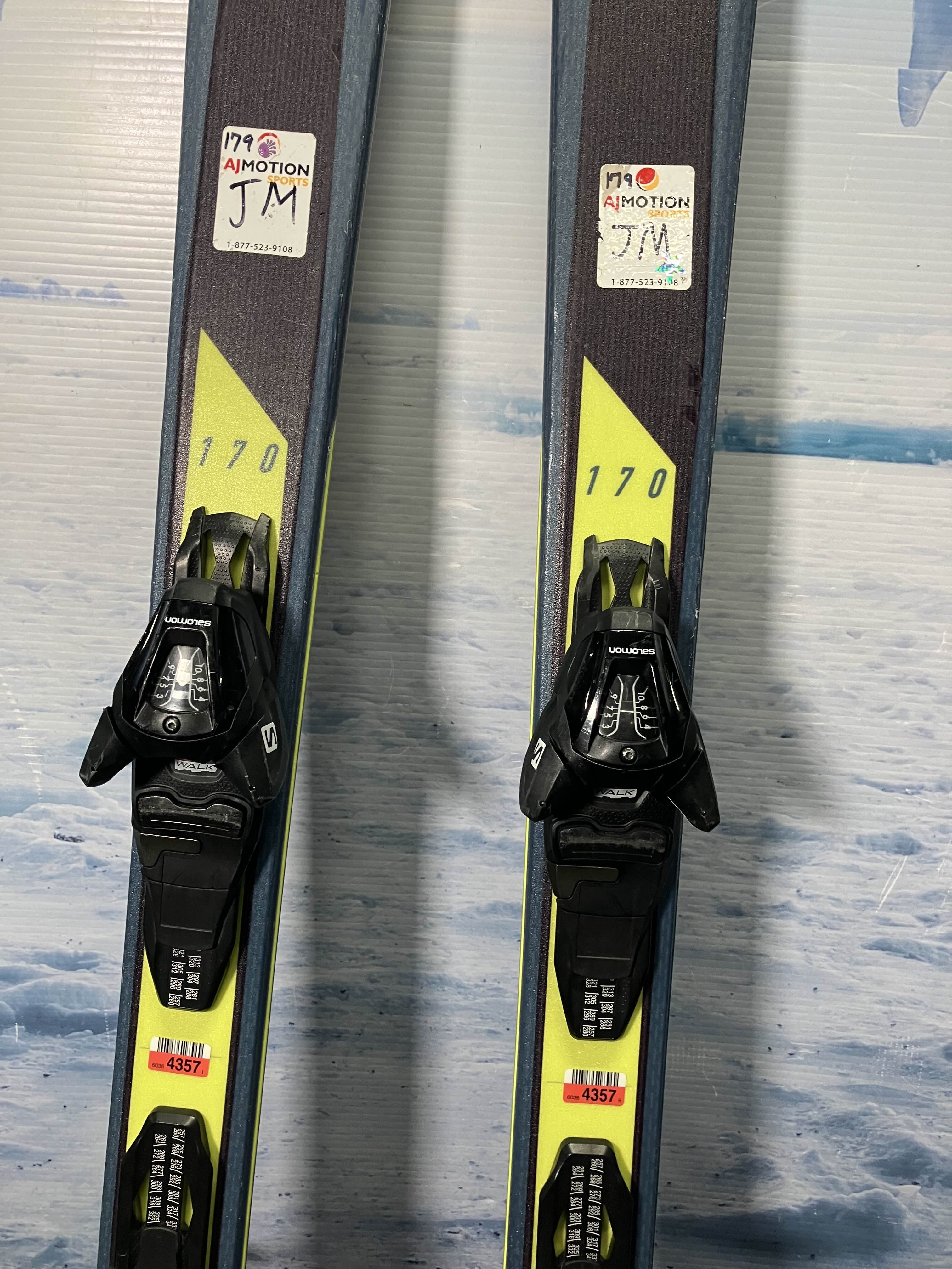 Used 2020 Saloman Xdr 76 Stc Men's Ski w/ Saloman L10 Demo Bindings - 170CM