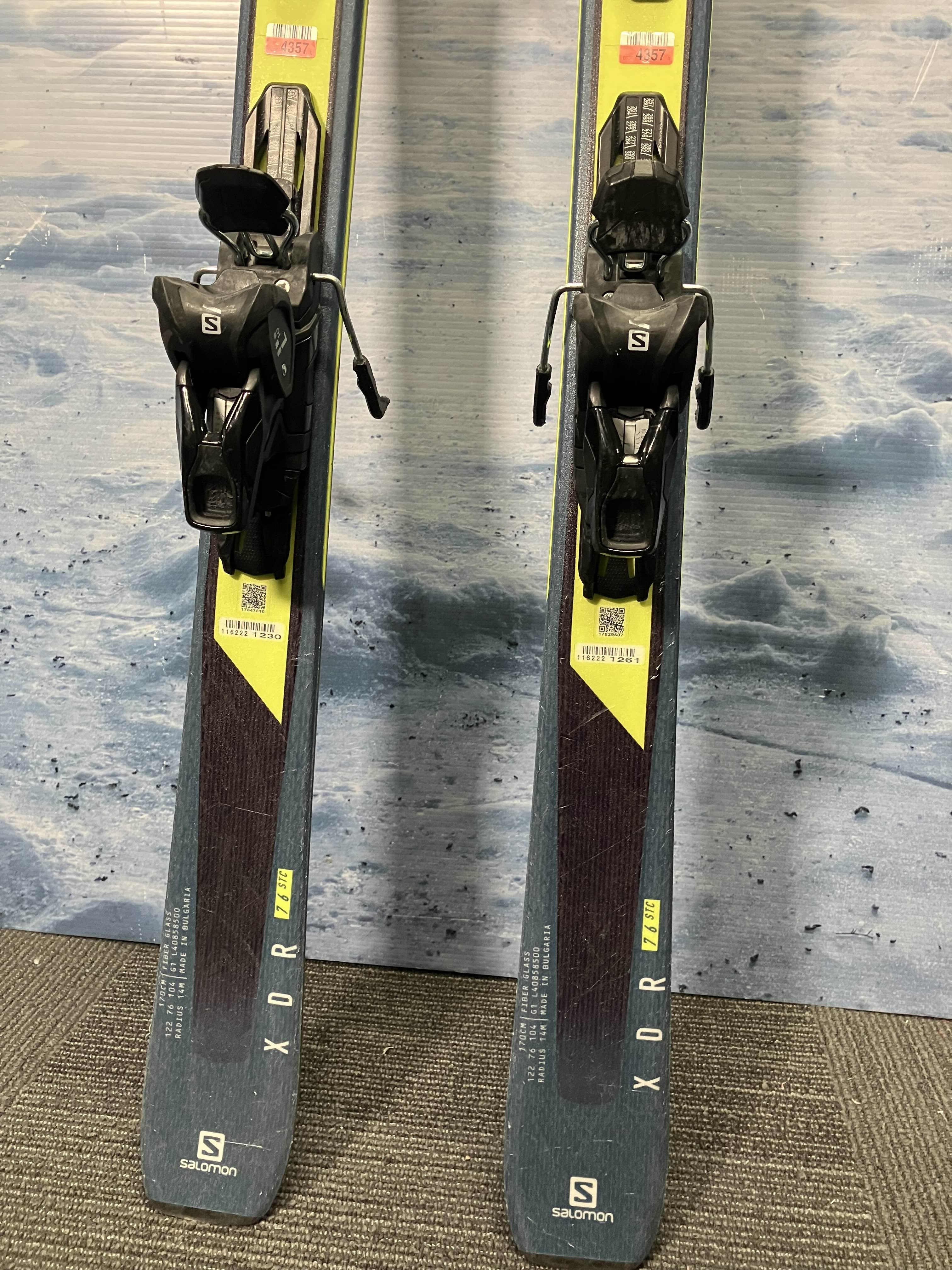 Used 2020 Saloman Xdr 76 Stc Men's Ski w/ Saloman L10 Demo Bindings - 170CM