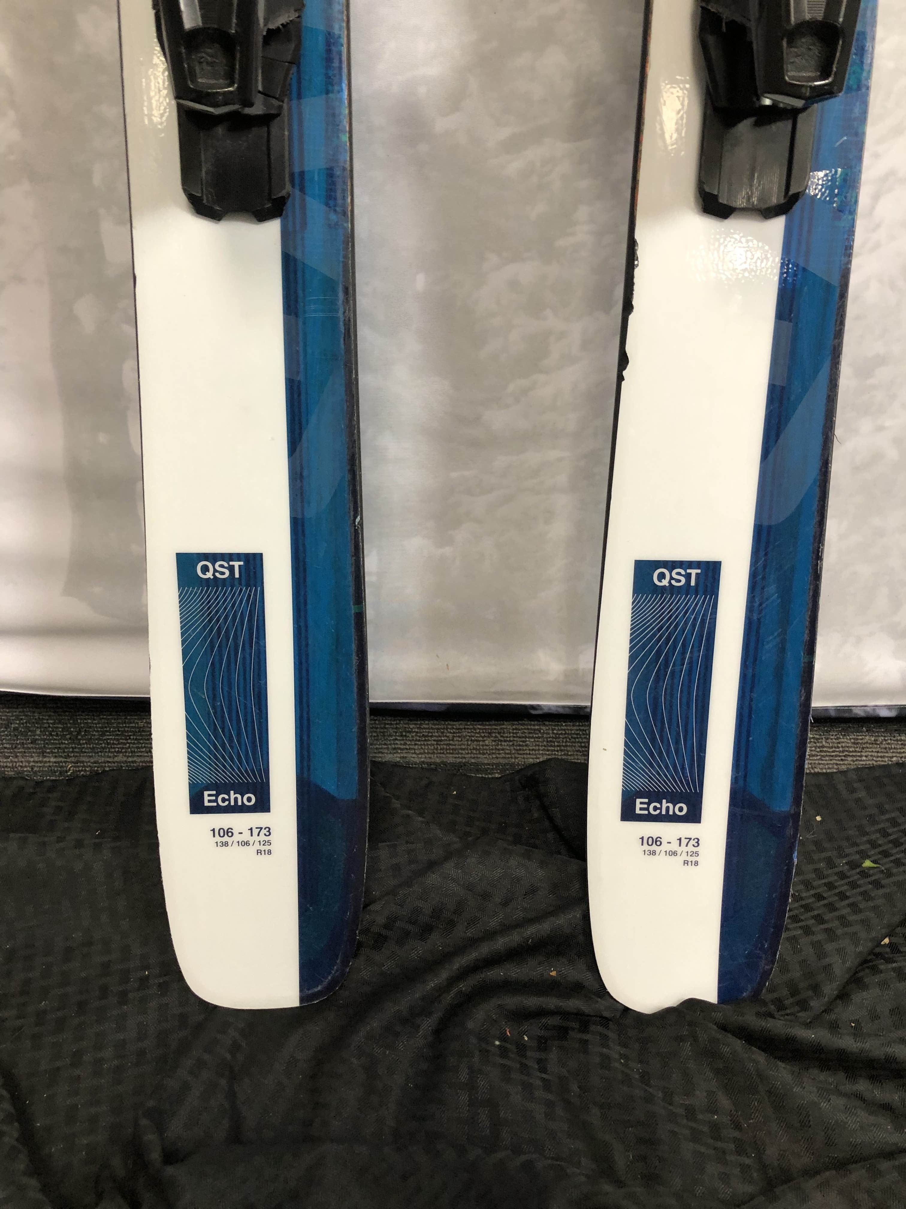 Used 2025 Salomon QST Echo Skis - 173cm w/ adjustable Salomon Strive 13 Bindings